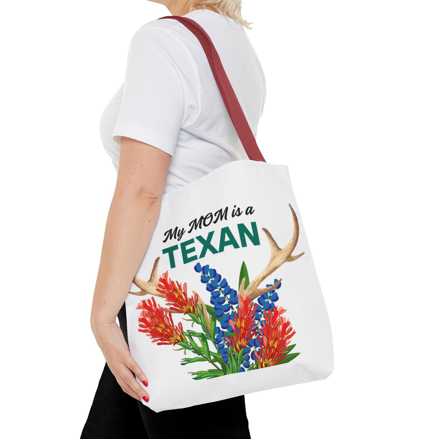 Texas MOM Floral Tote Bag - Perfect for Mother's Day or Southwestern Style Lovers