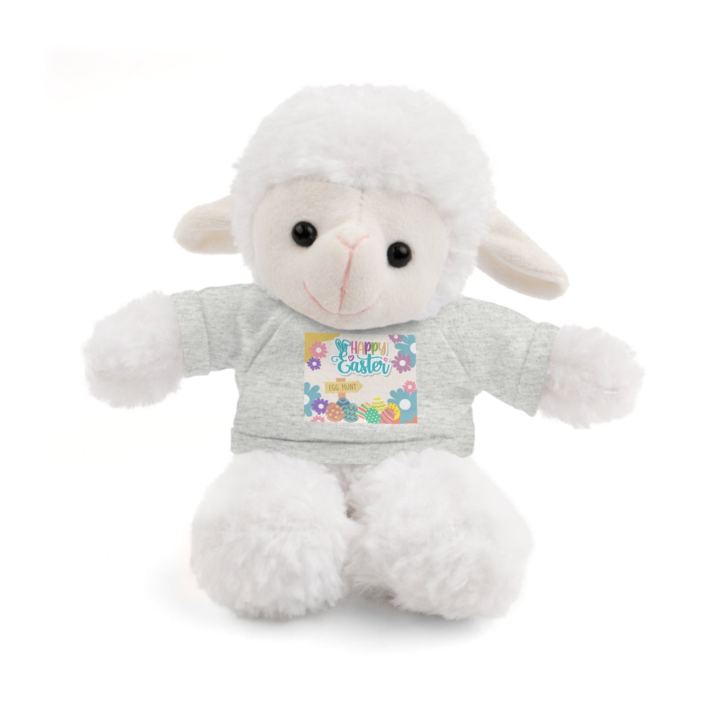 Happy Easter Stuffed Animal with T-Shirt