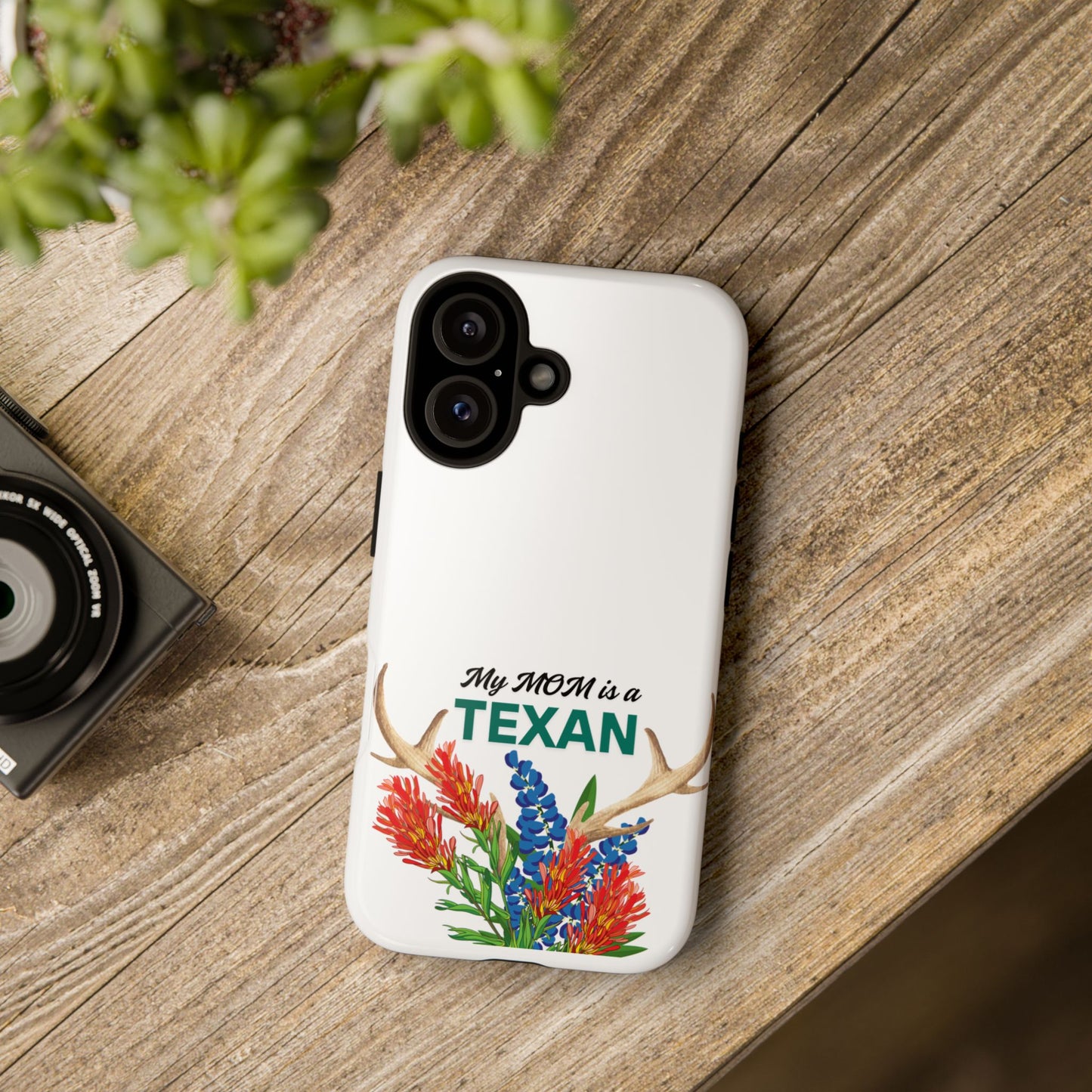 Texas MOM Phone Case - Tough & Stylish Floral Design