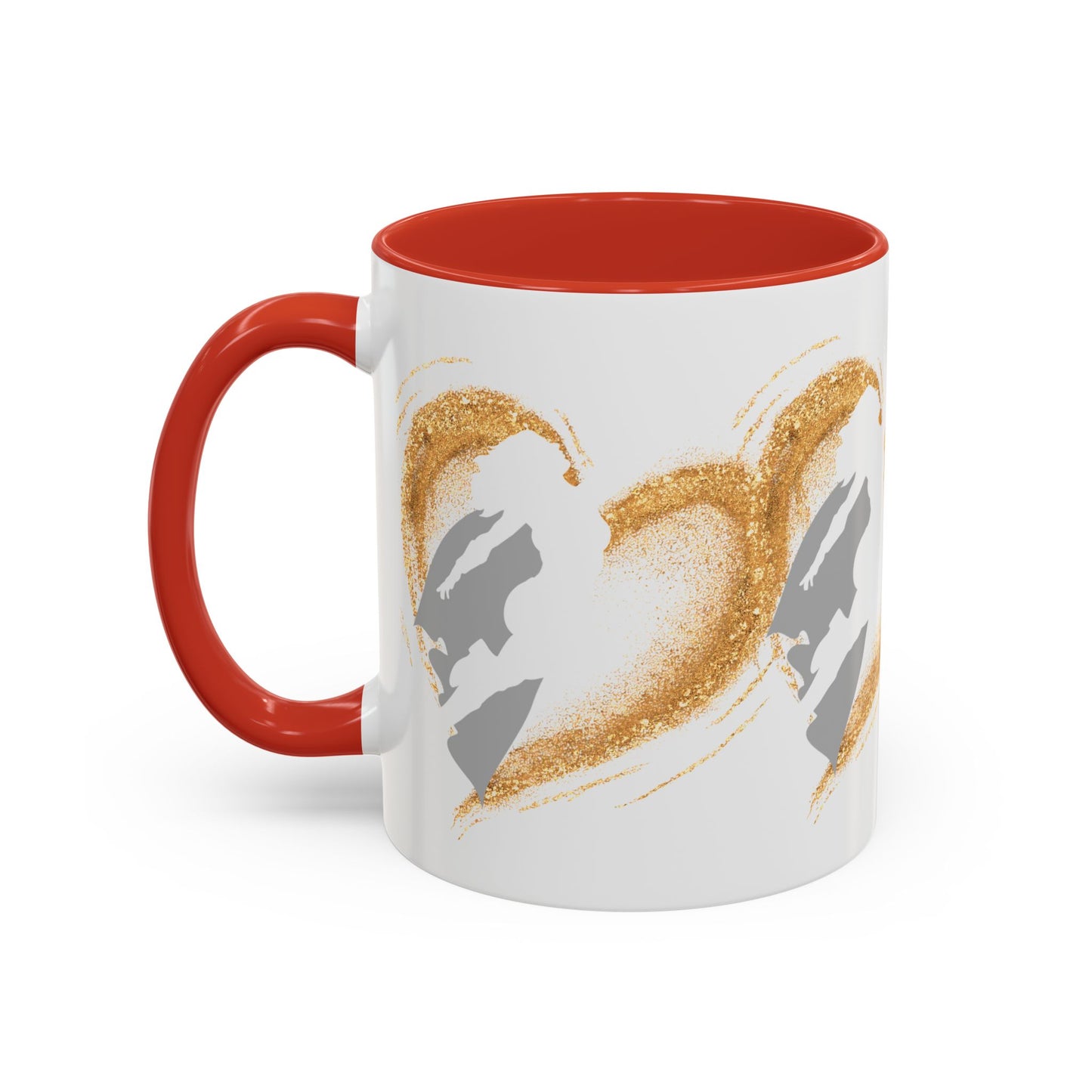 My Hero Mom Accent Coffee Mug - Perfect Gift for Mother's Day or Appreciation