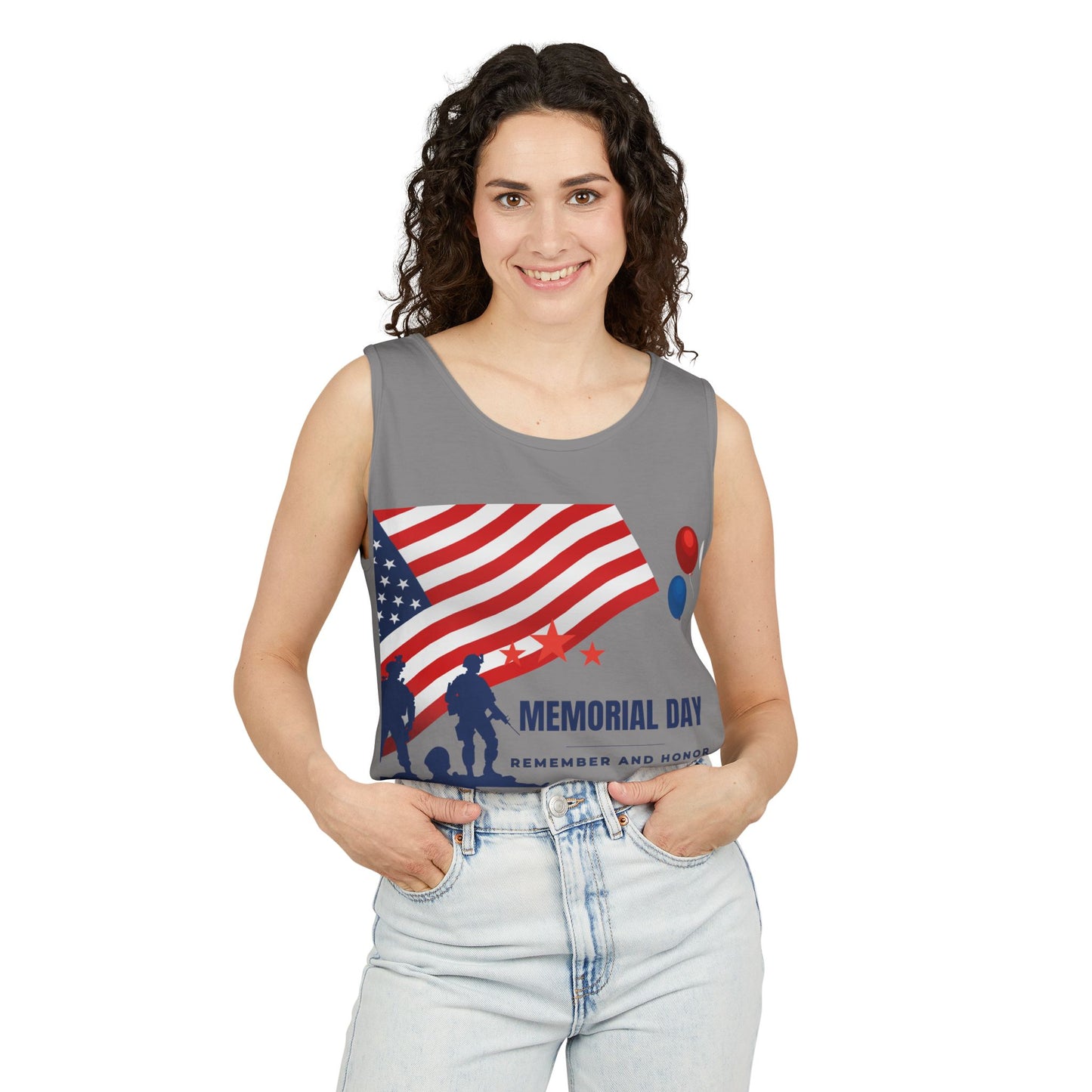 Memorial Day Tank Top, Unisex Independence Day Tee, Summer BBQ Apparel, Veterans Day Clothing