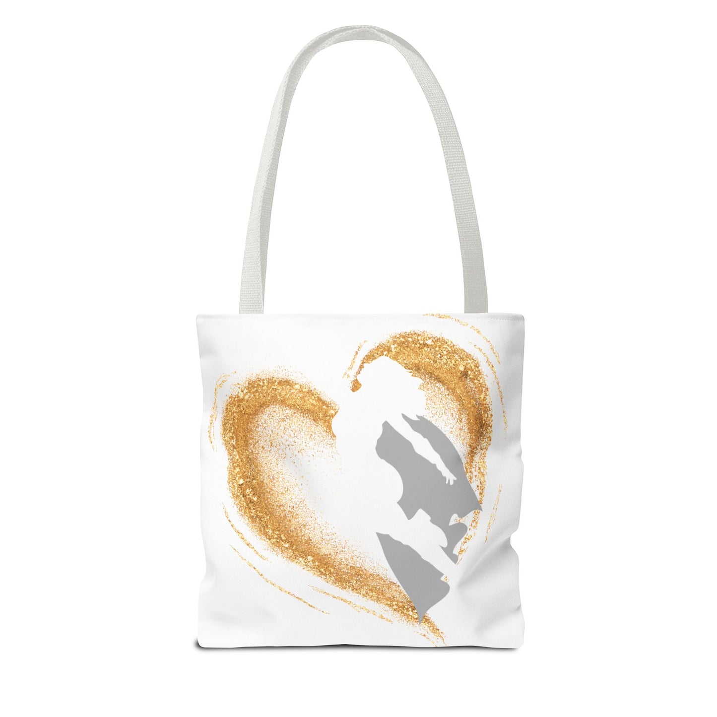 My Mom, My Hero Tote Bag - Heart Design for Mother's Day and Everyday Use