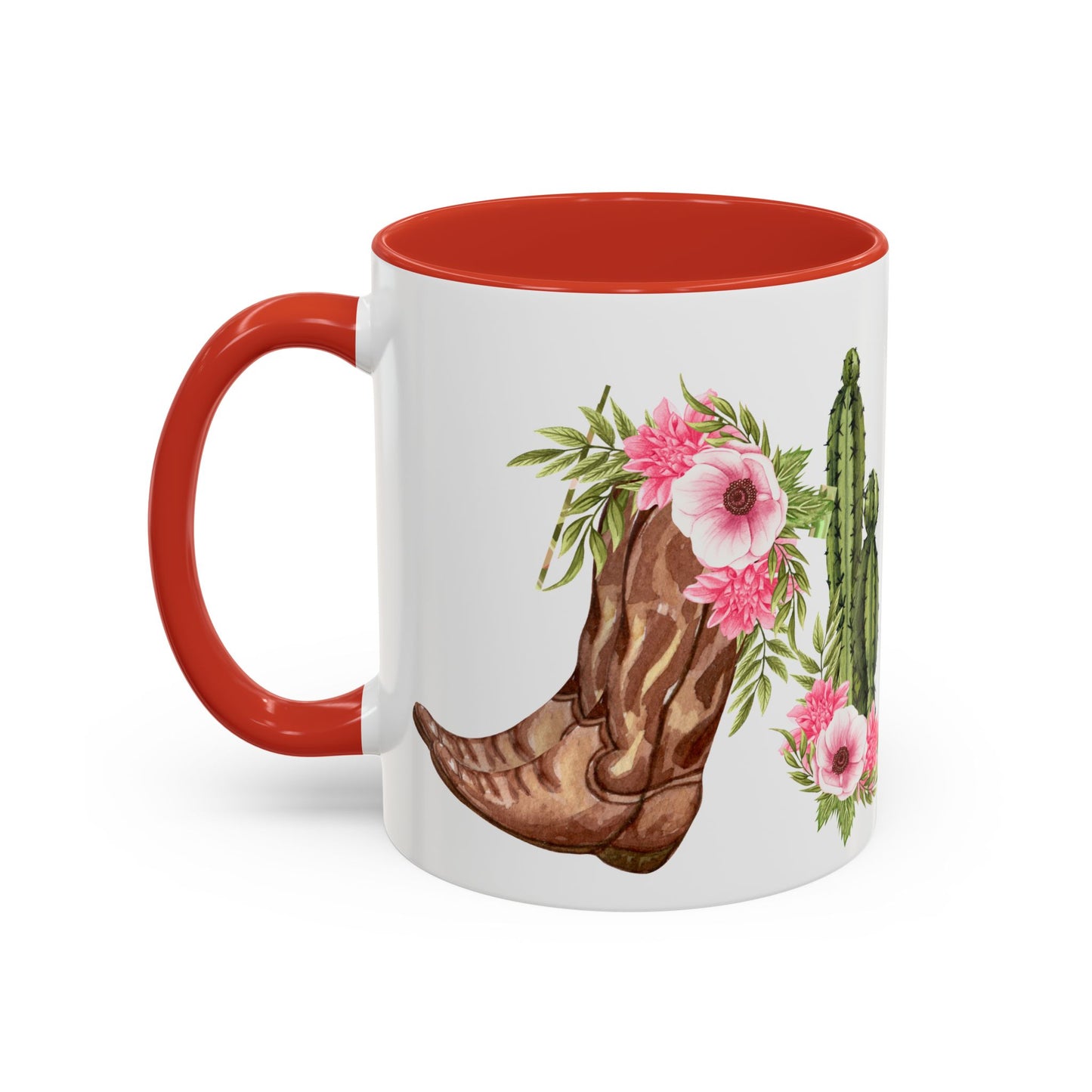 Texas MOM Accent Coffee Mug - Vibrant Floral Design for Mothers Day