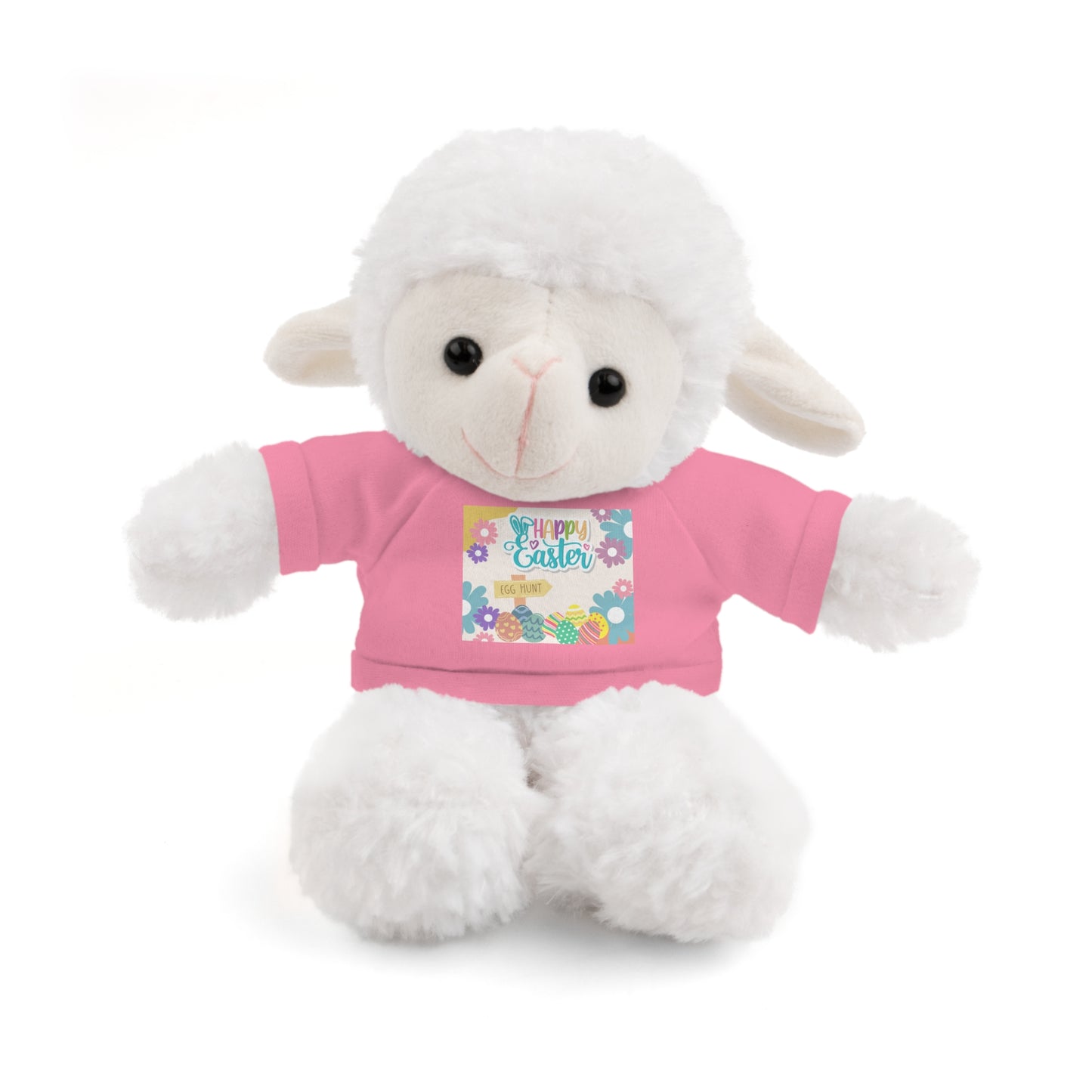 Happy Easter Stuffed Animal with T-Shirt