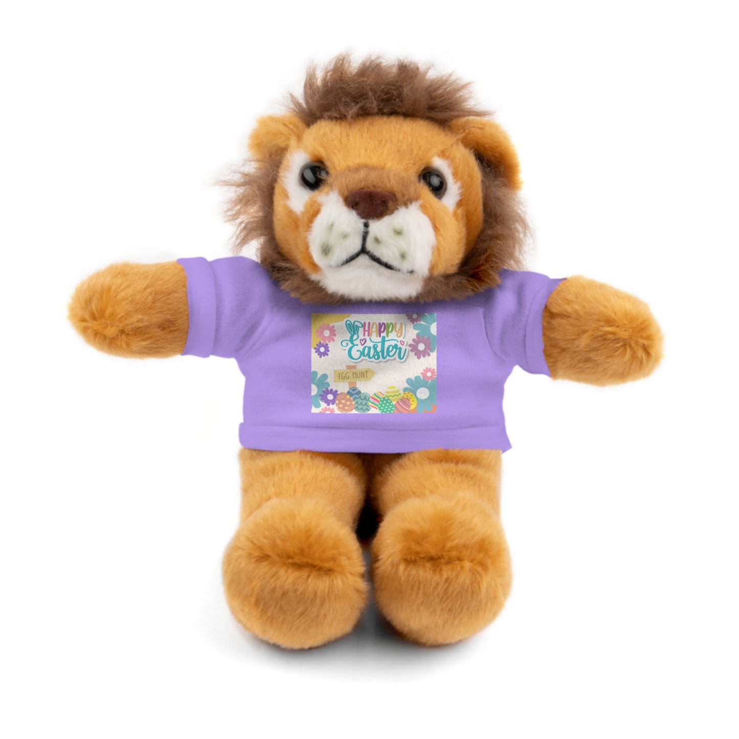 Happy Easter Stuffed Animal with T-Shirt