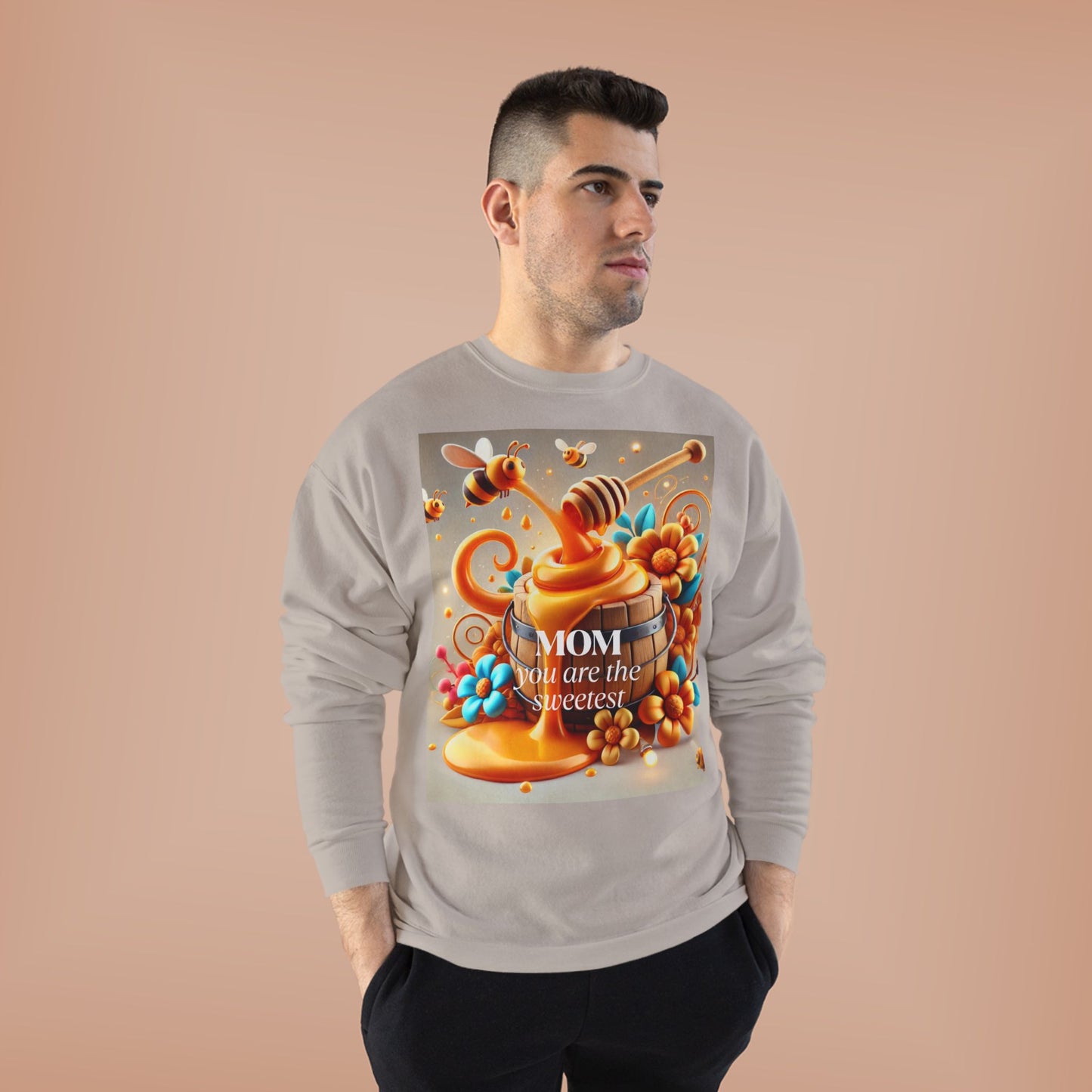Eco-Friendly Mom Crewneck Sweatshirt - "You Are The Sweetest" Design