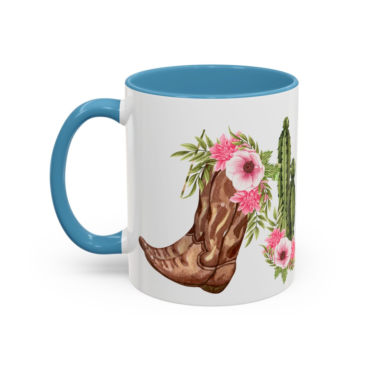 Texas MOM Accent Coffee Mug - Vibrant Floral Design for Mothers Day