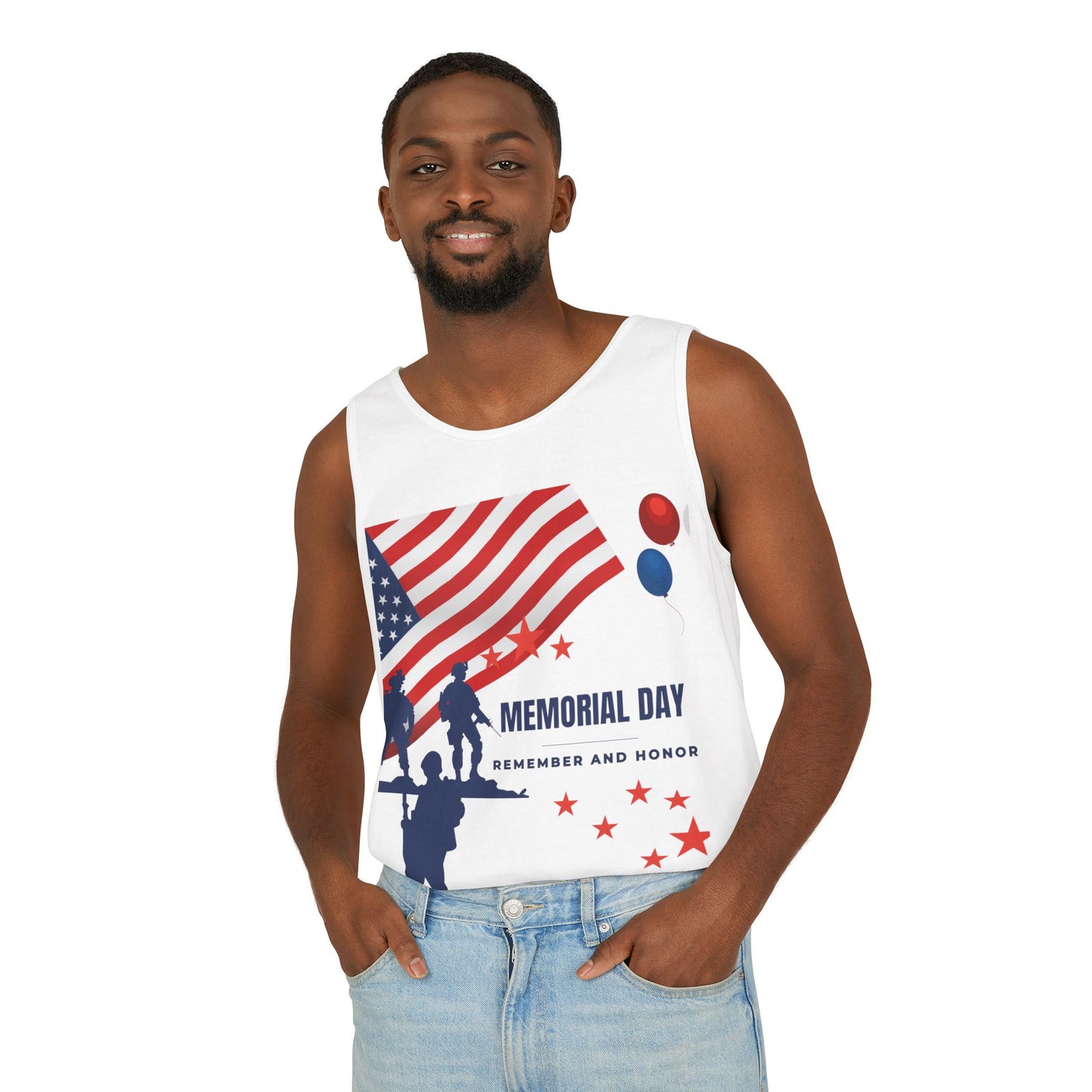 Memorial Day Tank Top, Unisex Independence Day Tee, Summer BBQ Apparel, Veterans Day Clothing