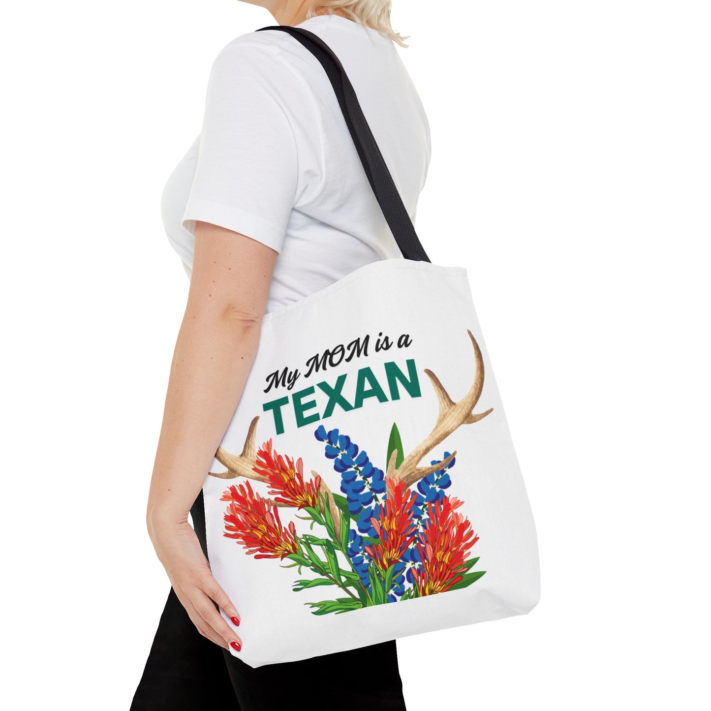 Texas MOM Floral Tote Bag - Perfect for Mother's Day or Southwestern Style Lovers