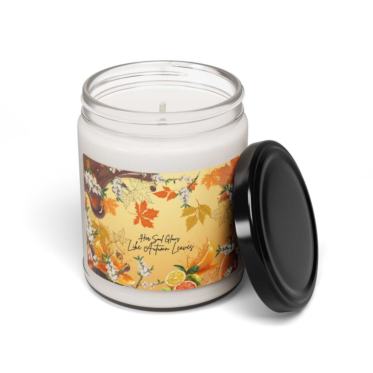 Autumn Leaves Scented Candle | Cozy Home Decor, Aromatherapy Gift, Fall Fragrance, Eco-Friendly Candle, Relaxation