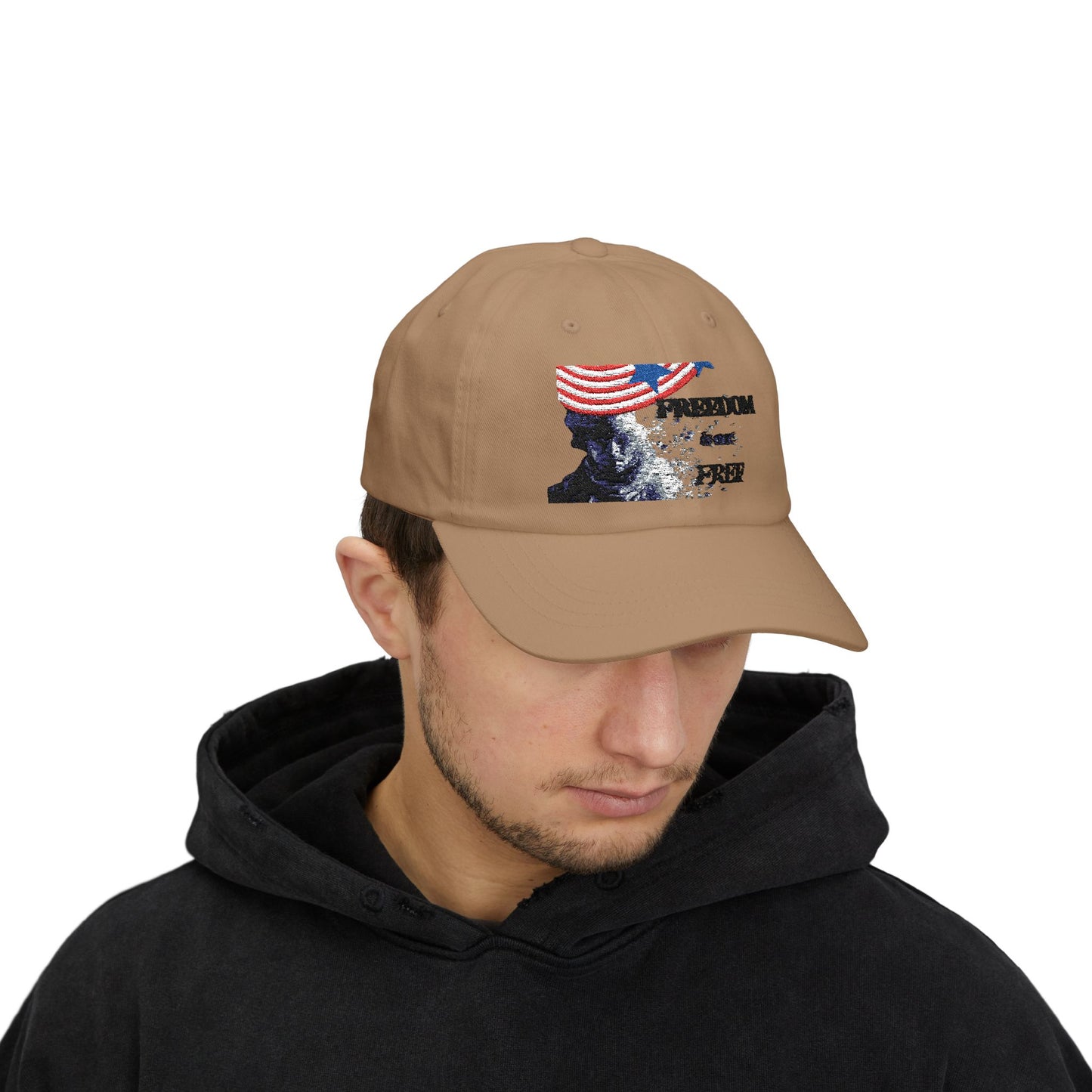 Freedom Is Not Free Hat, Gift for Father’s Day, USA Pride Accessory, Summer Casual Wear, Independence Day Cap