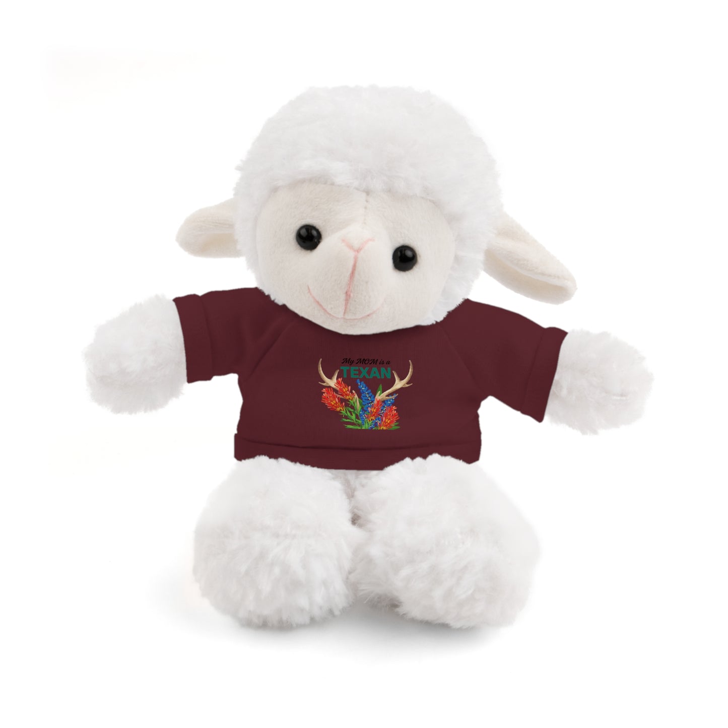 Texas MOM-Themed Stuffed Animal with Tee - Perfect Gift for Kids and Collectors