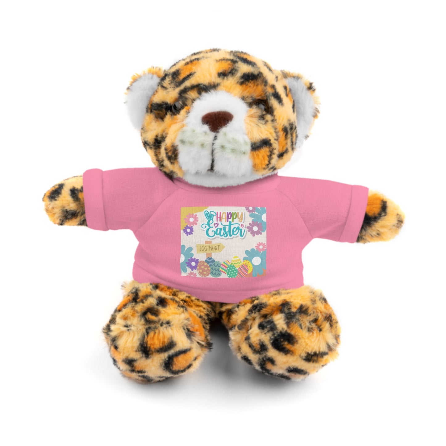 Happy Easter Stuffed Animal with T-Shirt
