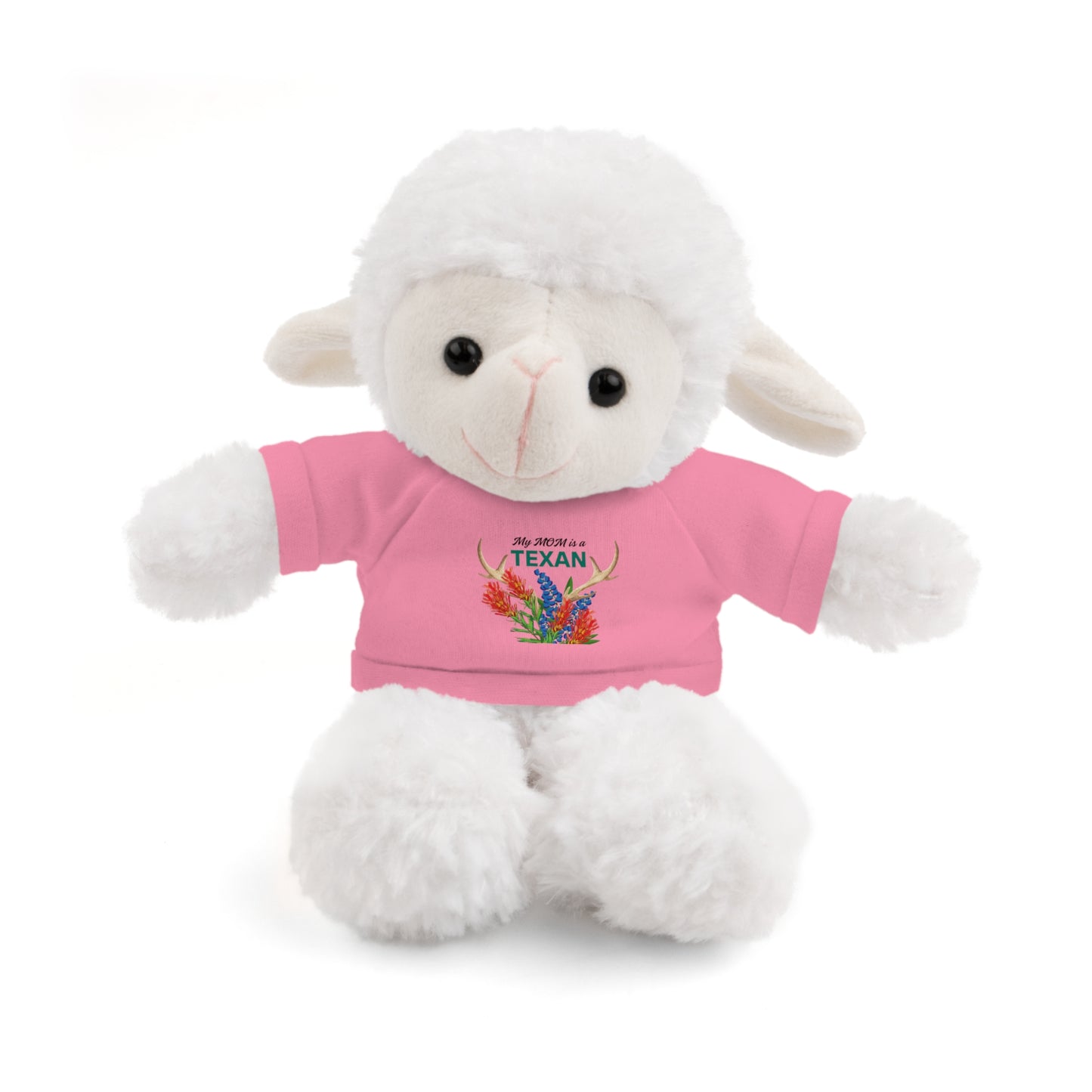 Texas MOM-Themed Stuffed Animal with Tee - Perfect Gift for Kids and Collectors