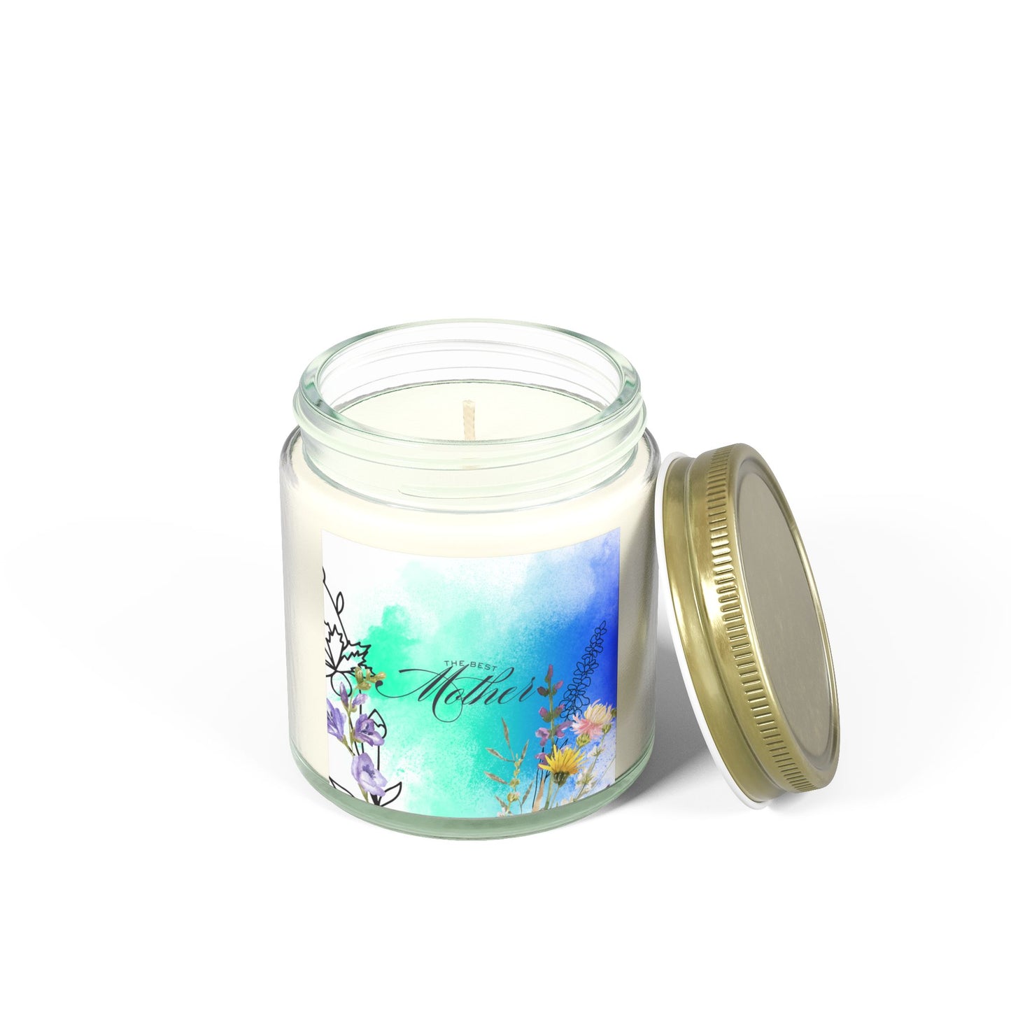 Best Mom Scented Candle - Coconut Apricot Wax (4oz, 9oz)
