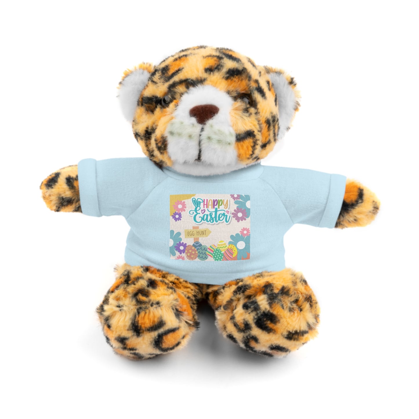 Happy Easter Stuffed Animal with T-Shirt