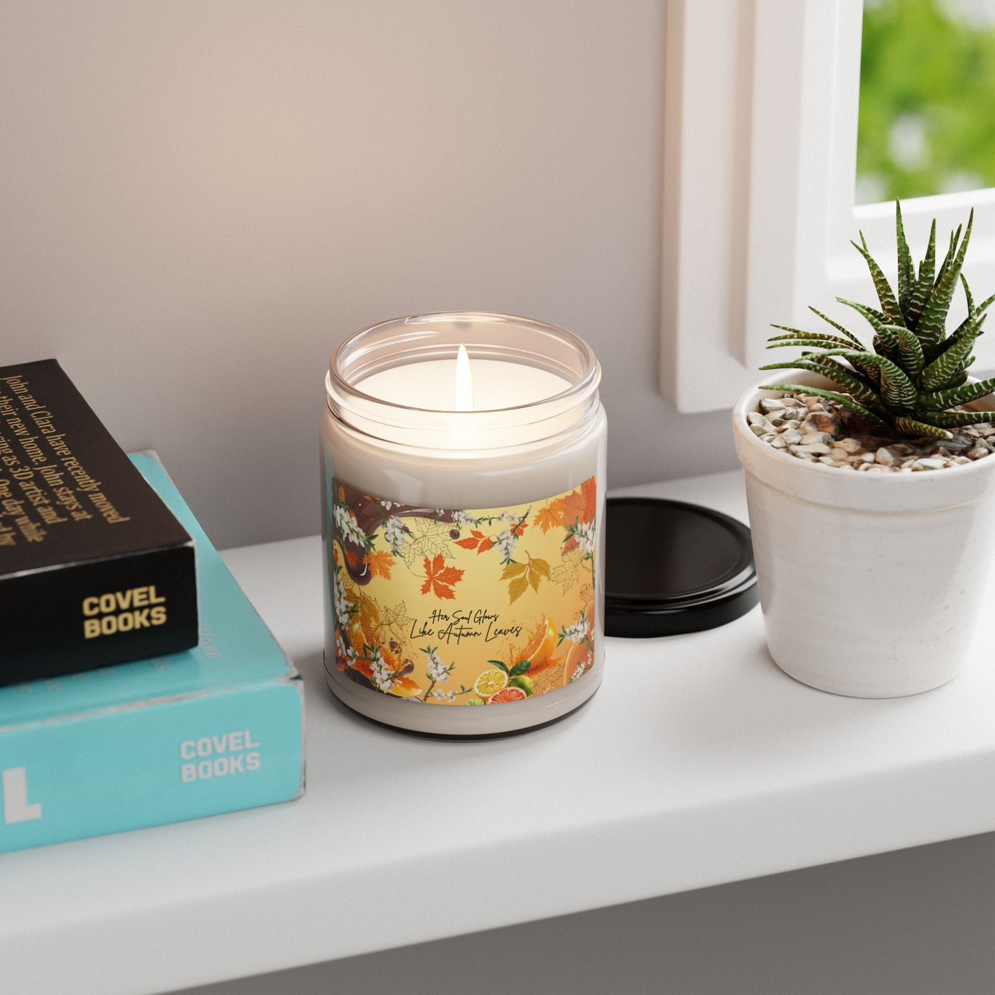 Autumn Leaves Scented Candle | Cozy Home Decor, Aromatherapy Gift, Fall Fragrance, Eco-Friendly Candle, Relaxation