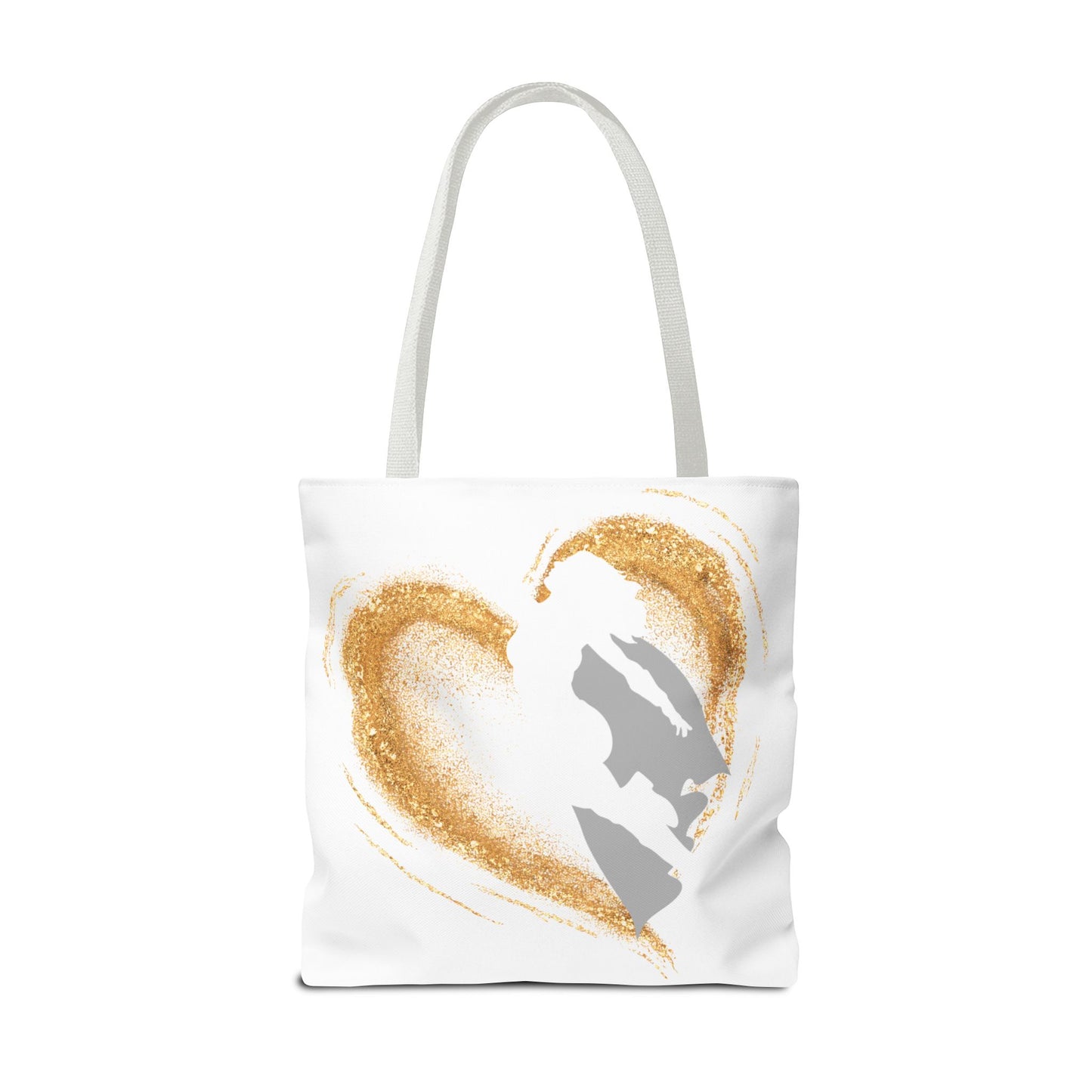 My Mom, My Hero Tote Bag - Heart Design for Mother's Day and Everyday Use