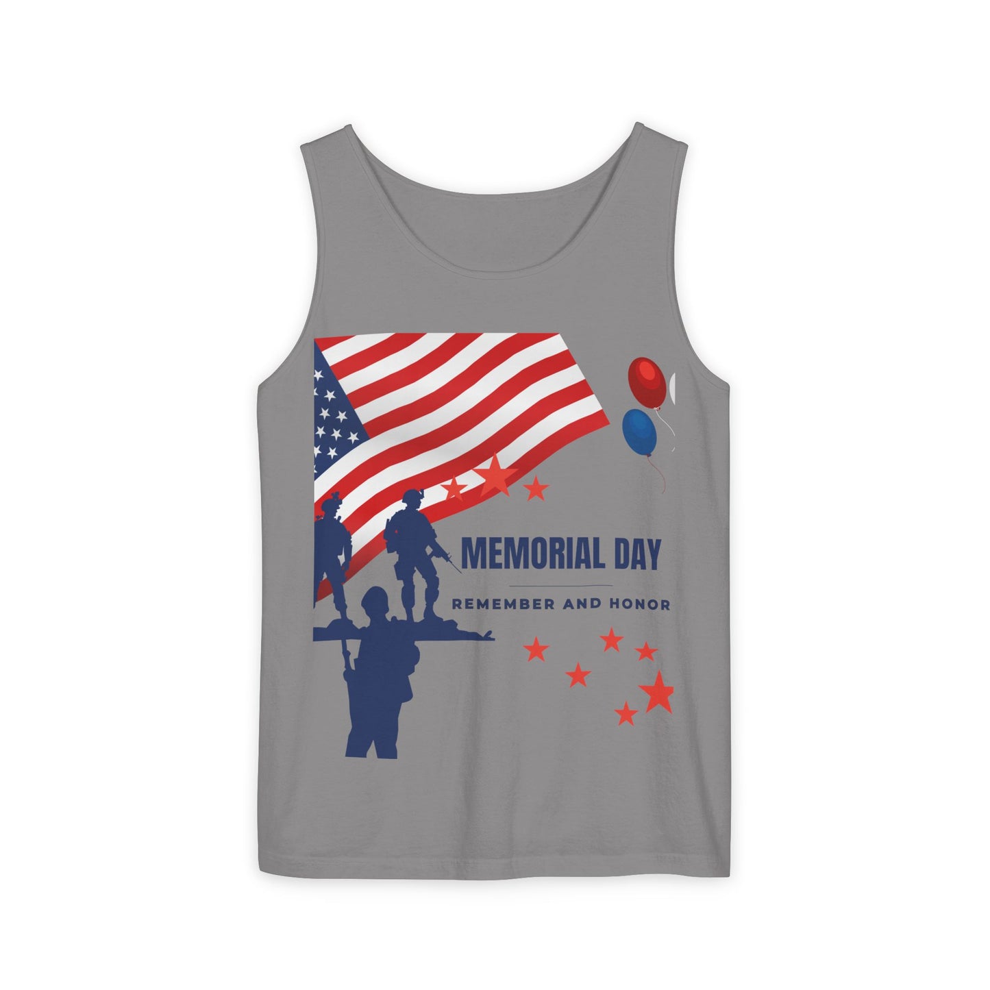 Memorial Day Tank Top, Unisex Independence Day Tee, Summer BBQ Apparel, Veterans Day Clothing