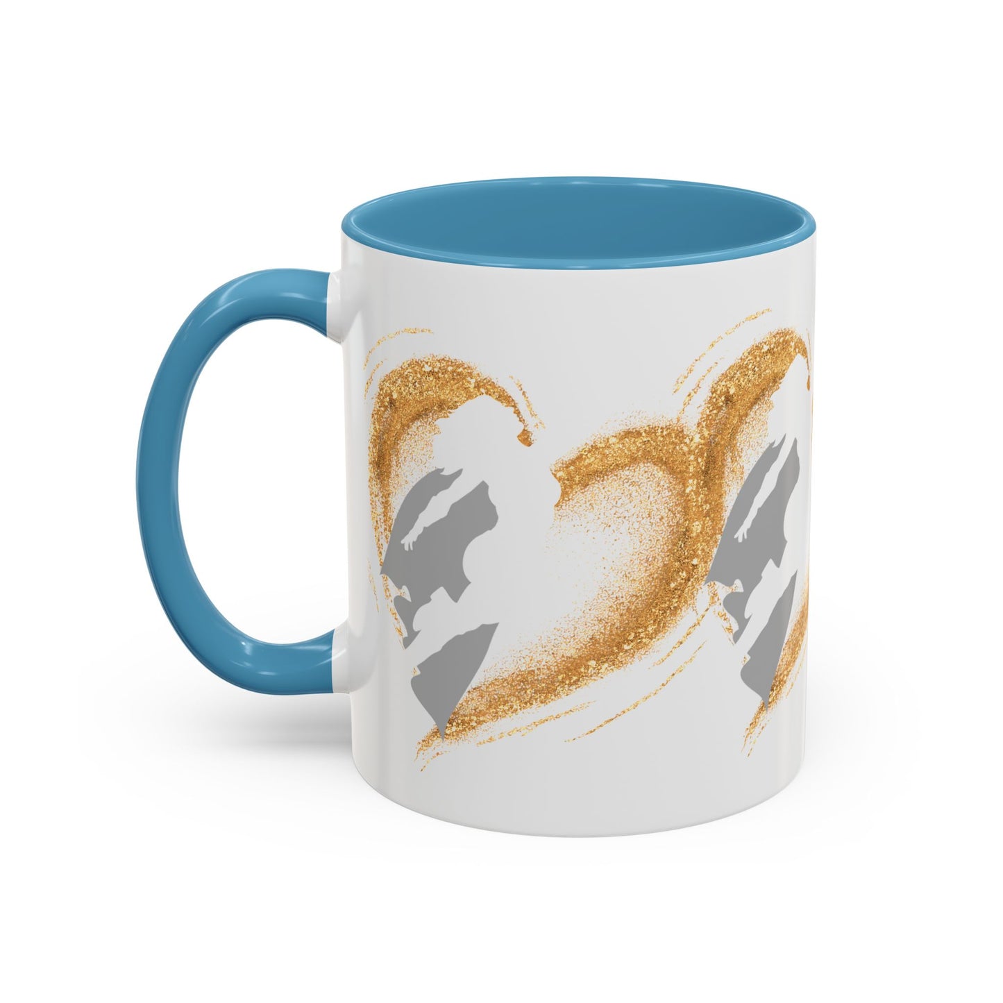My Hero Mom Accent Coffee Mug - Perfect Gift for Mother's Day or Appreciation
