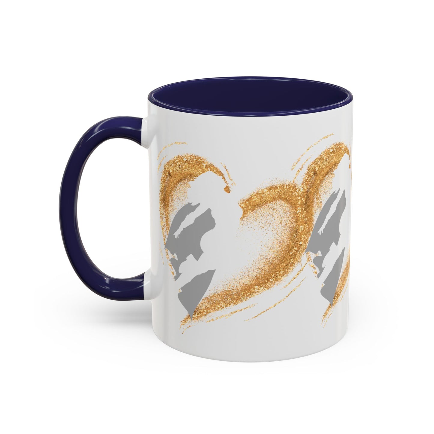 My Hero Mom Accent Coffee Mug - Perfect Gift for Mother's Day or Appreciation