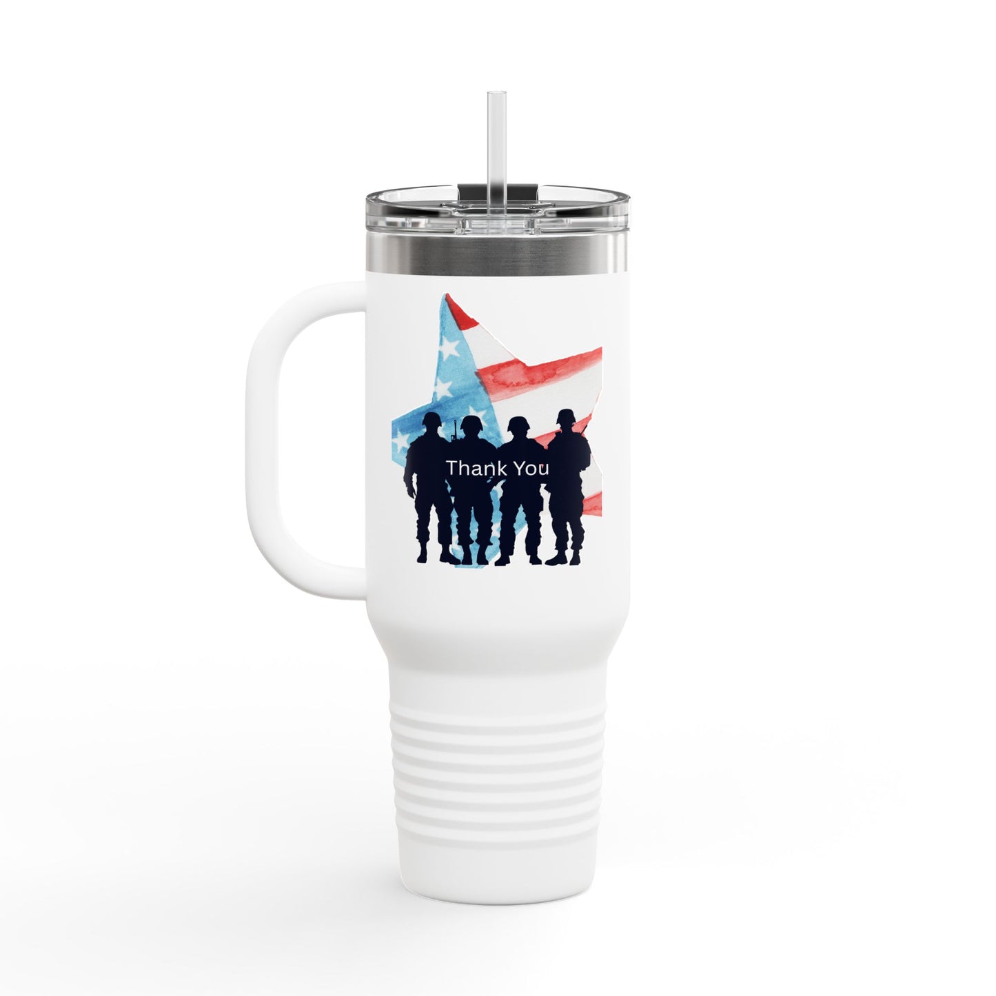 Memorial Day Travel Mug - 40oz, Memorial Day Gift, Summer BBQ, USA Pride, Outdoor Adventure, Appreciation Mug