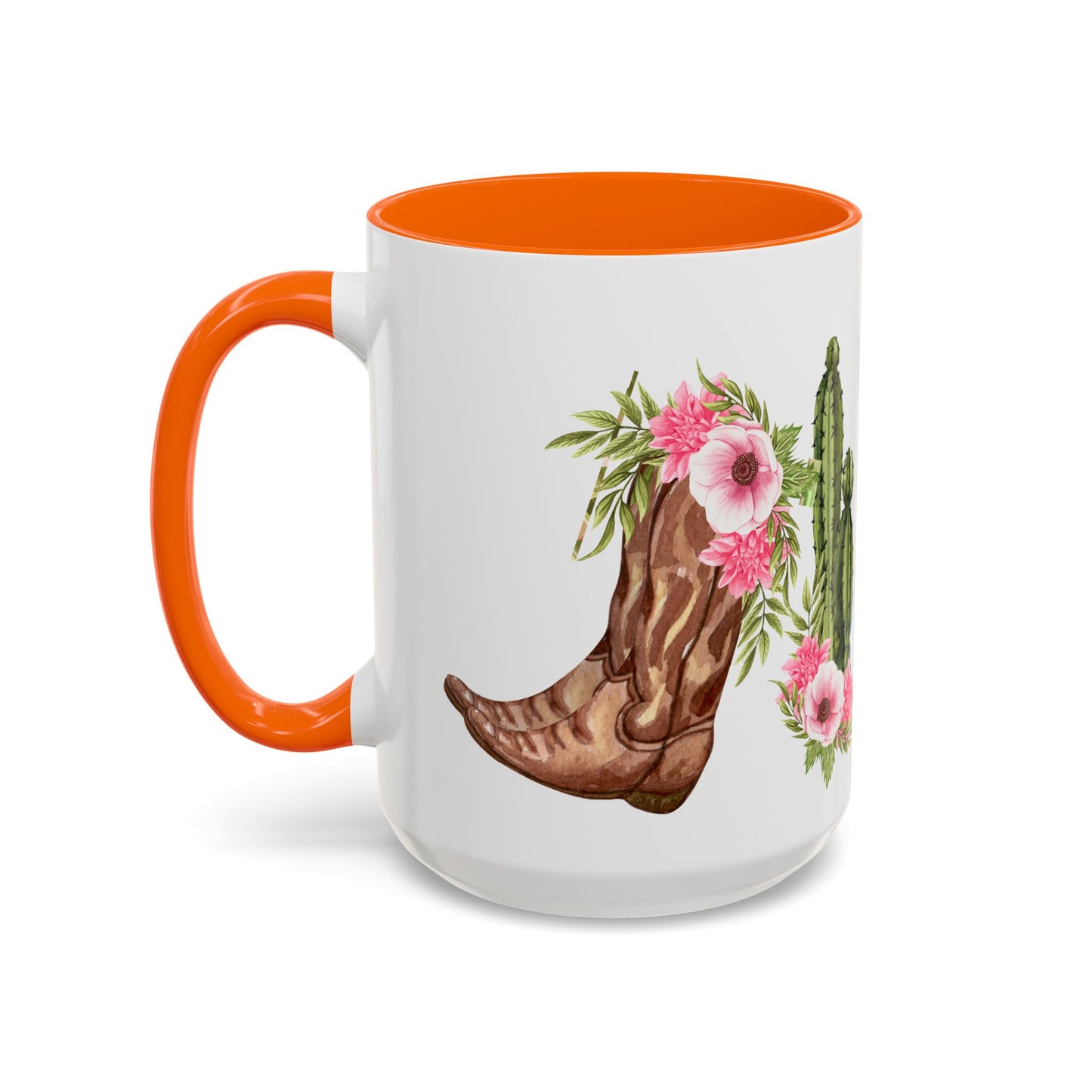 Texas MOM Accent Coffee Mug - Vibrant Floral Design for Mothers Day