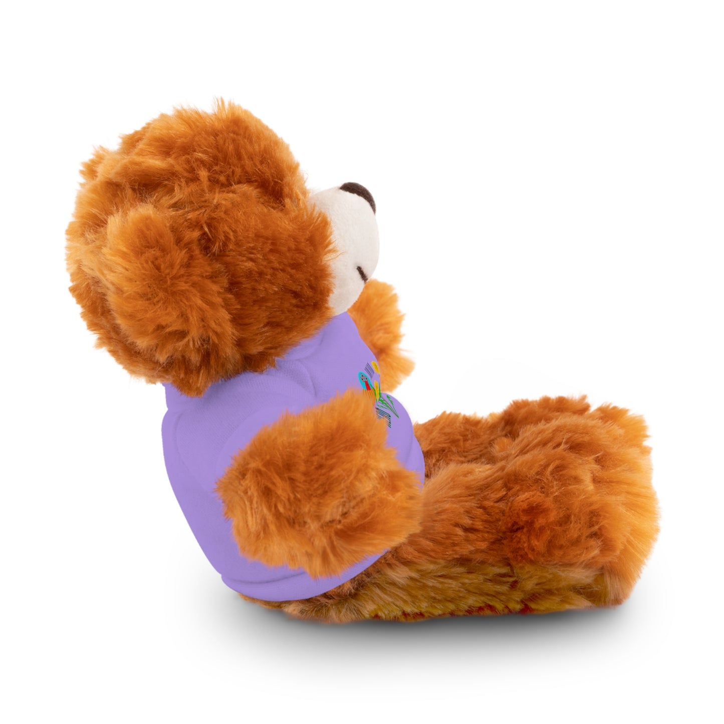 MOM is my Hero Stuffed Animal Tee Bear - Perfect Gift for Kids & Celebrations