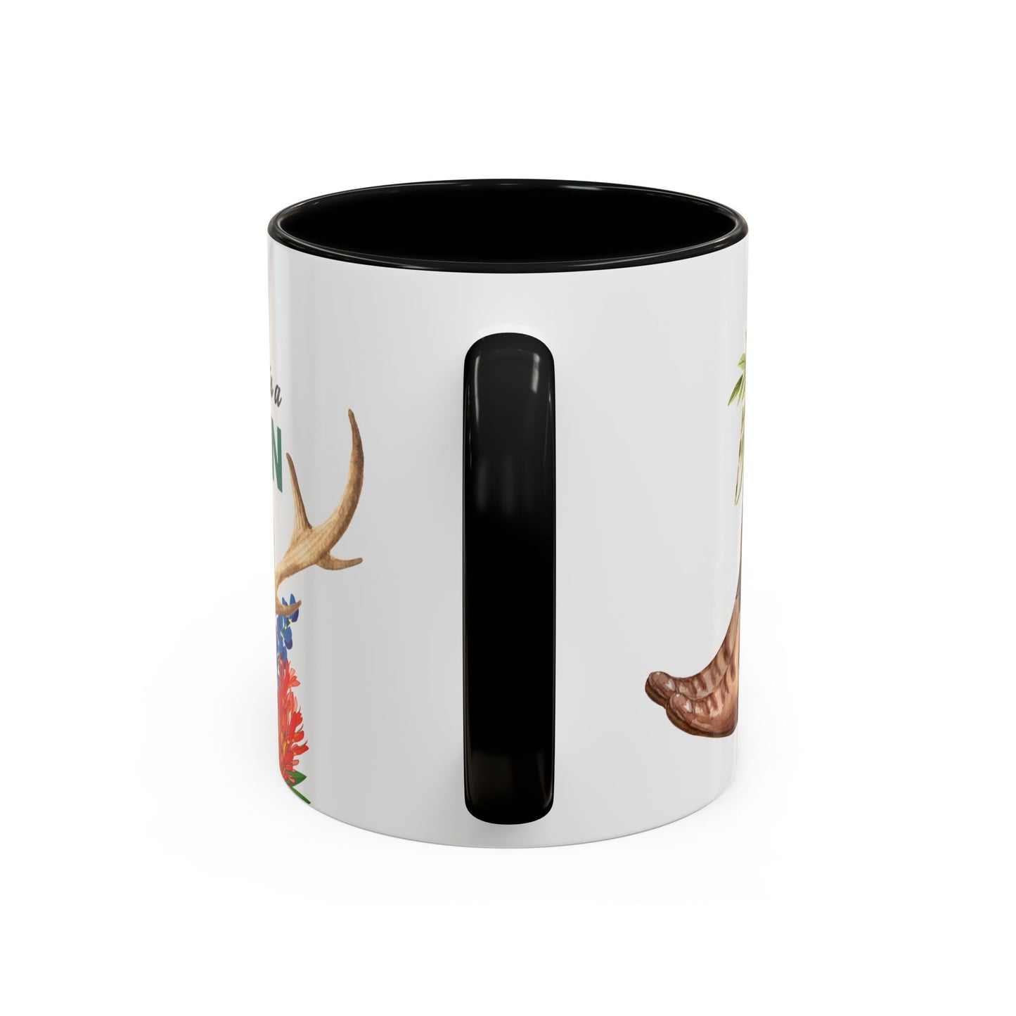 Texas MOM Accent Coffee Mug - Vibrant Floral Design for Mothers Day