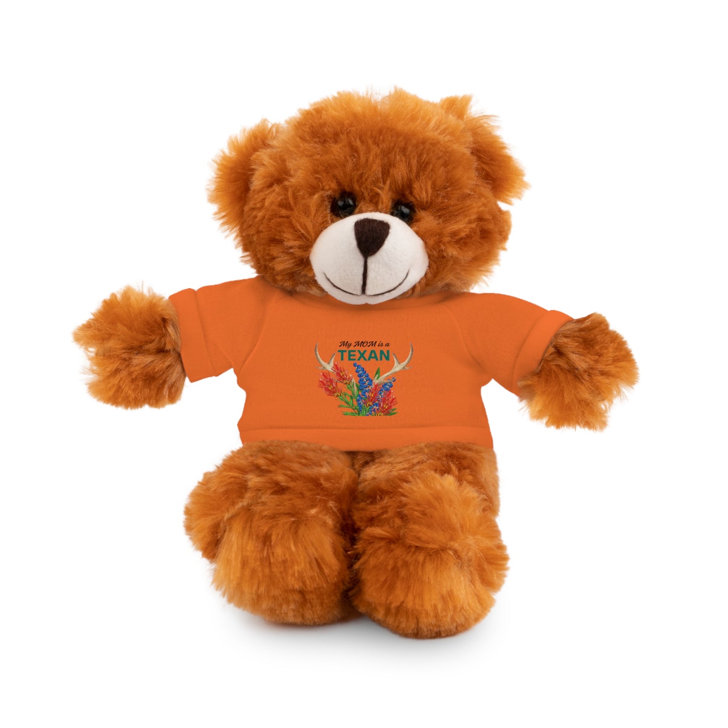 Texas MOM-Themed Stuffed Animal with Tee - Perfect Gift for Kids and Collectors