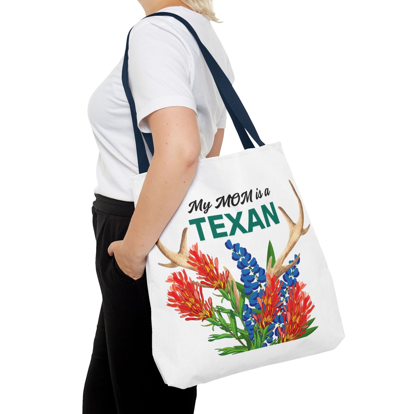 Texas MOM Floral Tote Bag - Perfect for Mother's Day or Southwestern Style Lovers