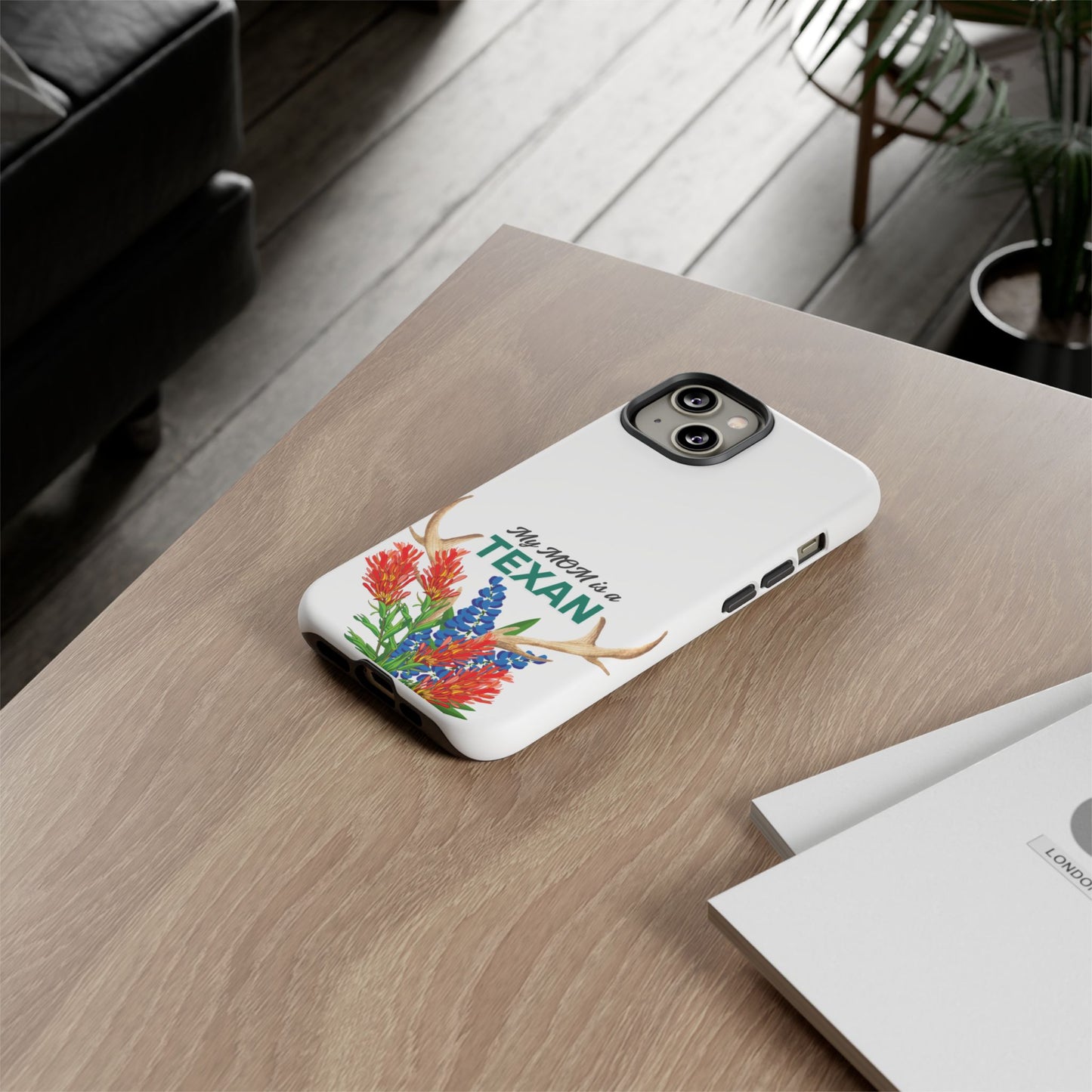 Texas MOM Phone Case - Tough & Stylish Floral Design