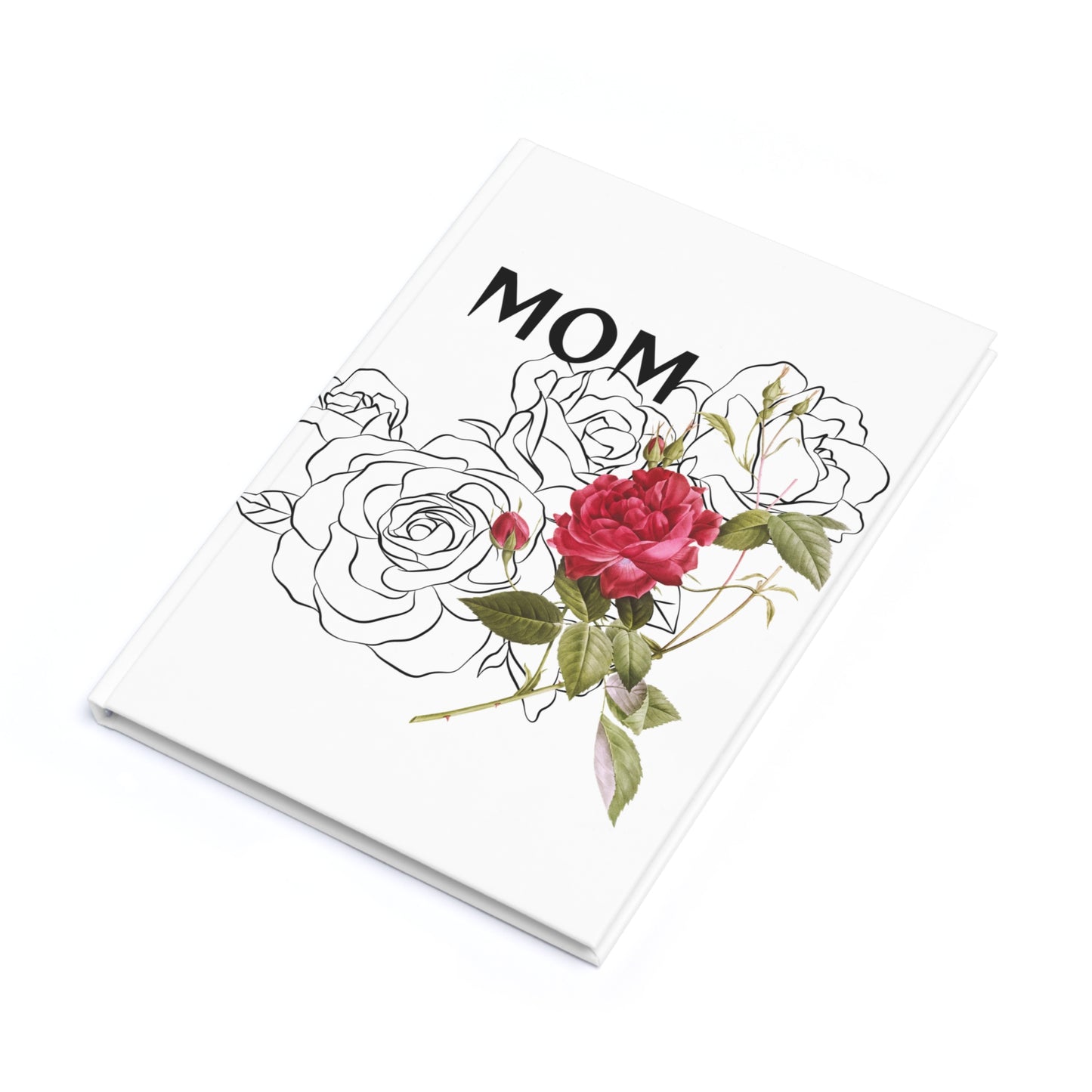Special Mom Elegant Floral Hardcover Journal for Moms - A5 Size