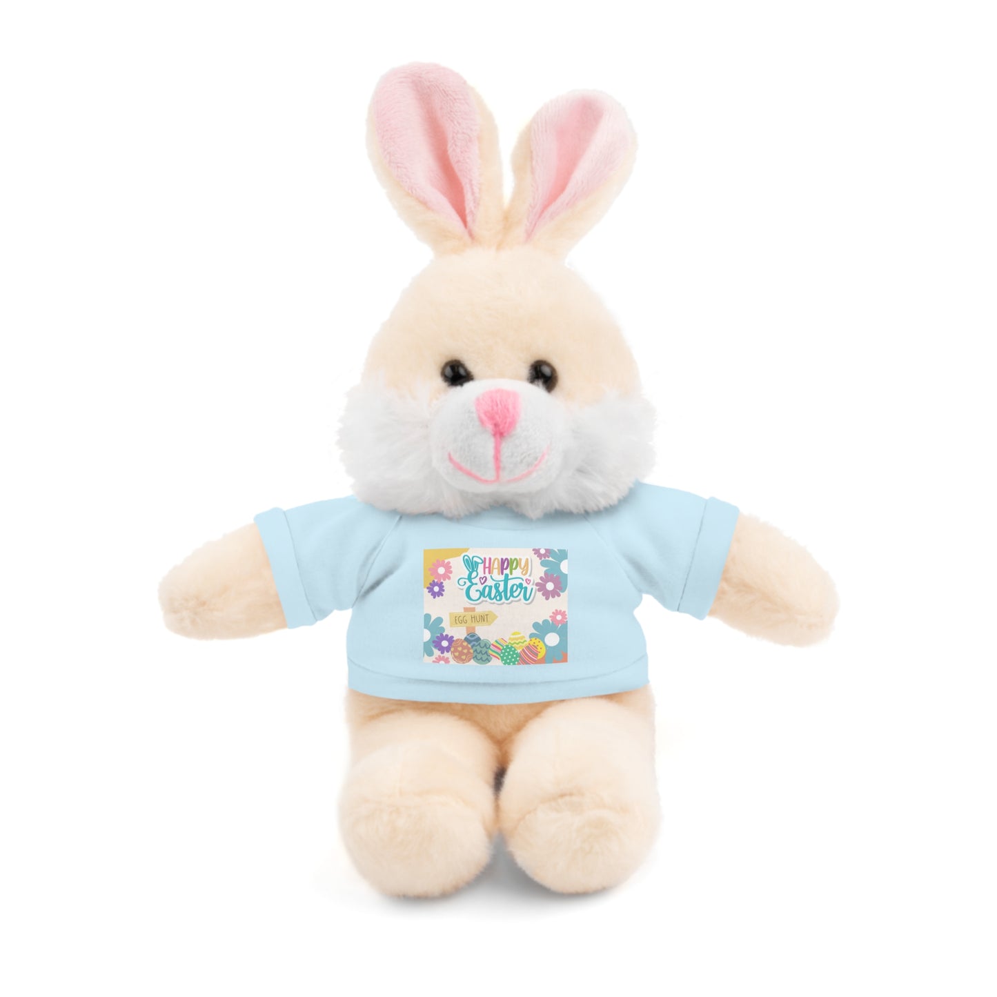 Happy Easter Stuffed Animal with T-Shirt
