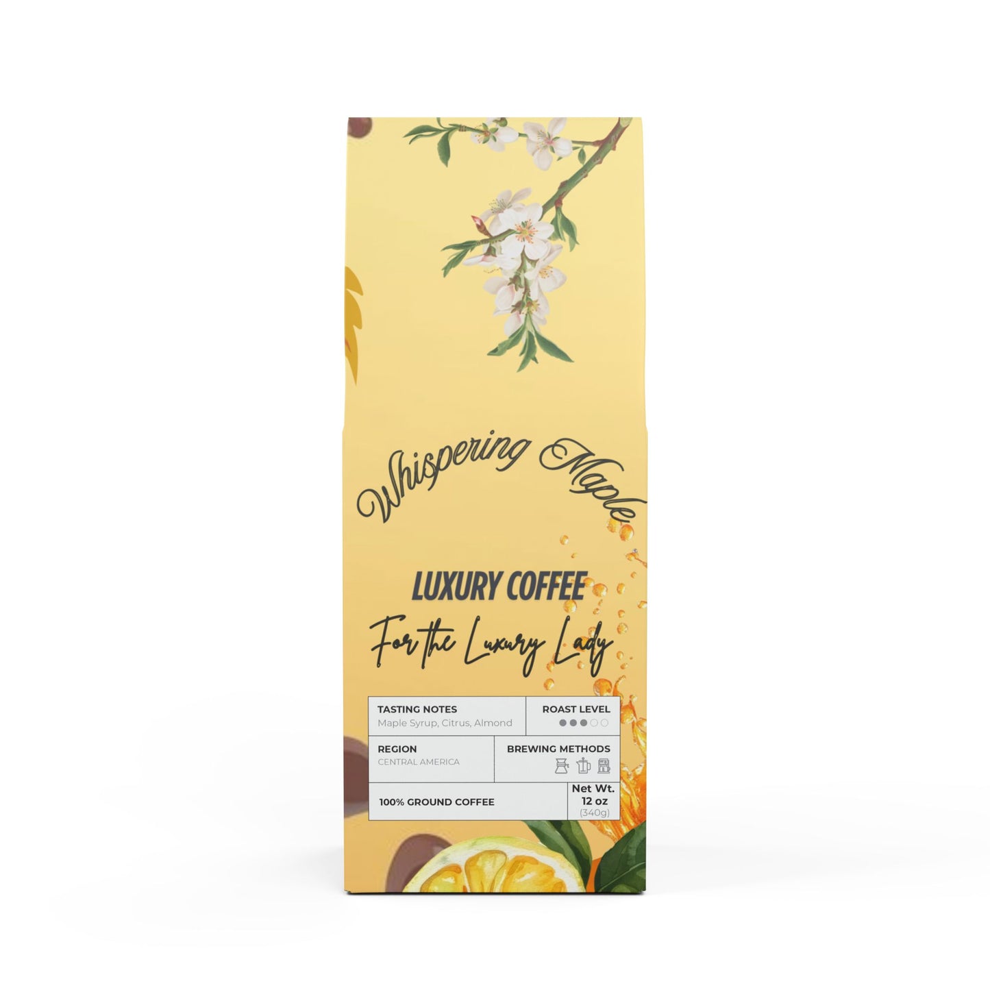 Whispering Maple Luxury Coffee Blend (Medium Roast)