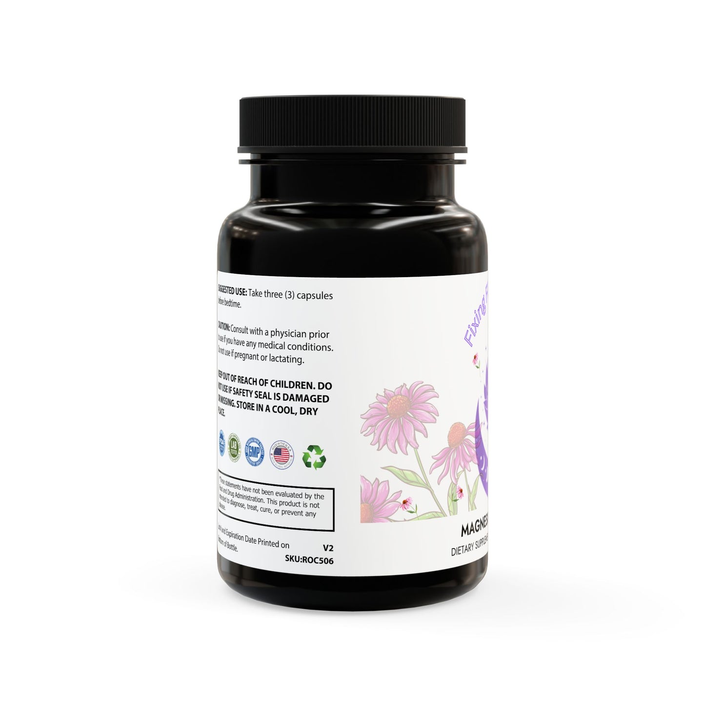 Mega Magnesium Zinc Supplement (90 Capsules)