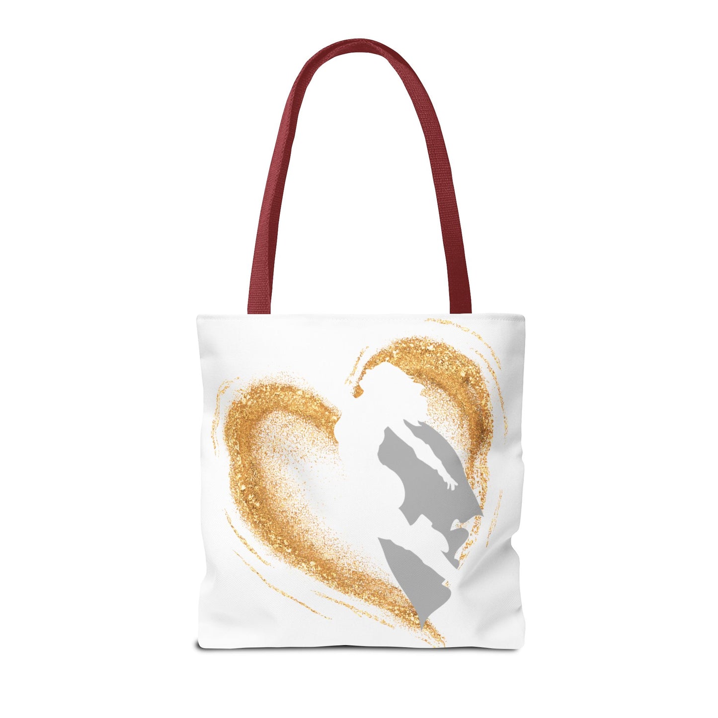 My Mom, My Hero Tote Bag - Heart Design for Mother's Day and Everyday Use