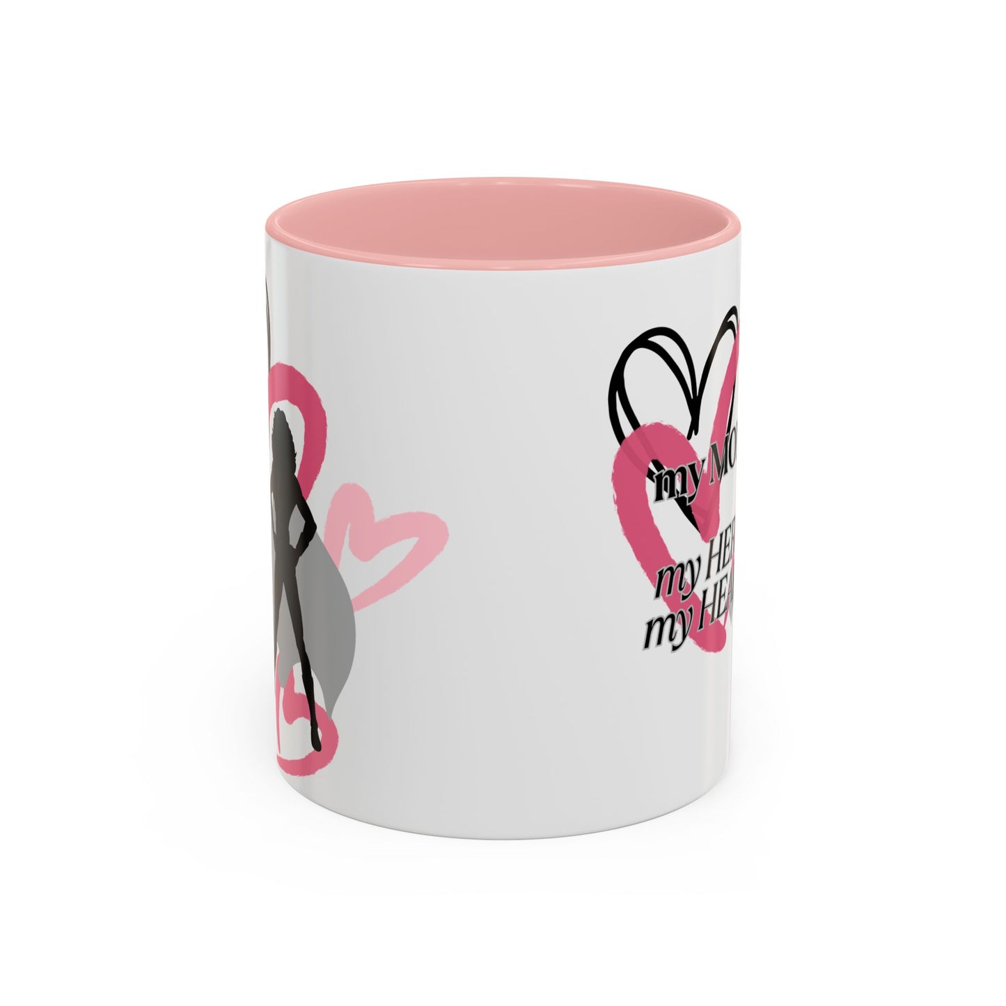 My Mom My Hero My Heart Coffee Mug - Heartfelt Gift for Mother's Day