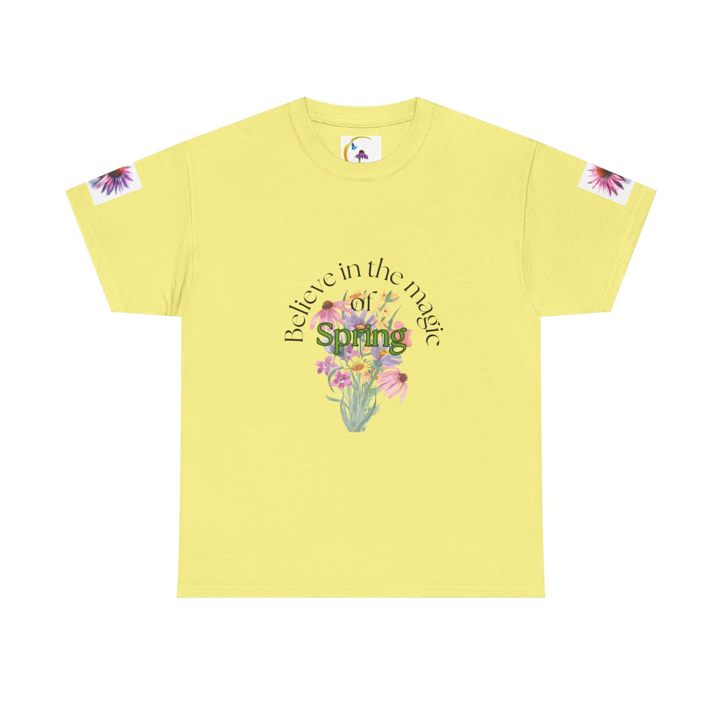 "Believe in the Magic of Spring" Unisex Heavy cotton Tee