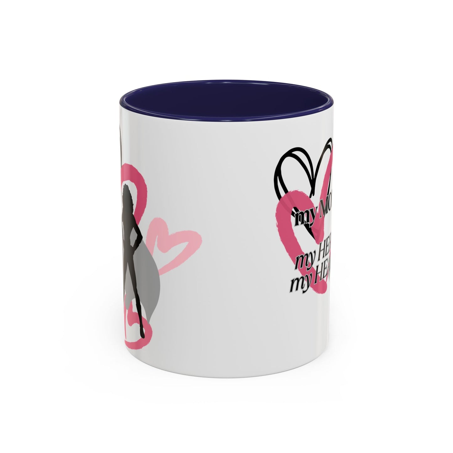 My Mom My Hero My Heart Coffee Mug - Heartfelt Gift for Mother's Day