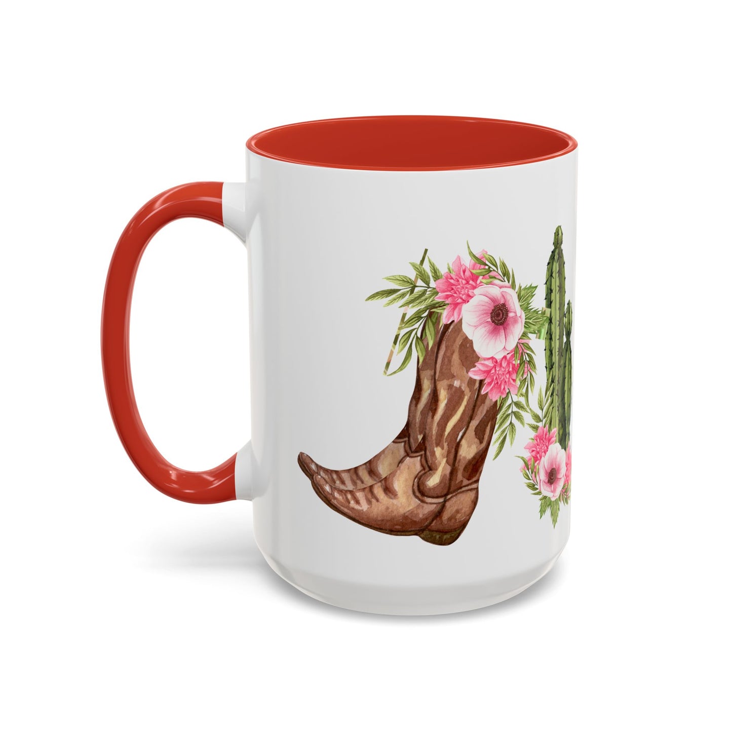 Texas MOM Accent Coffee Mug - Vibrant Floral Design for Mothers Day