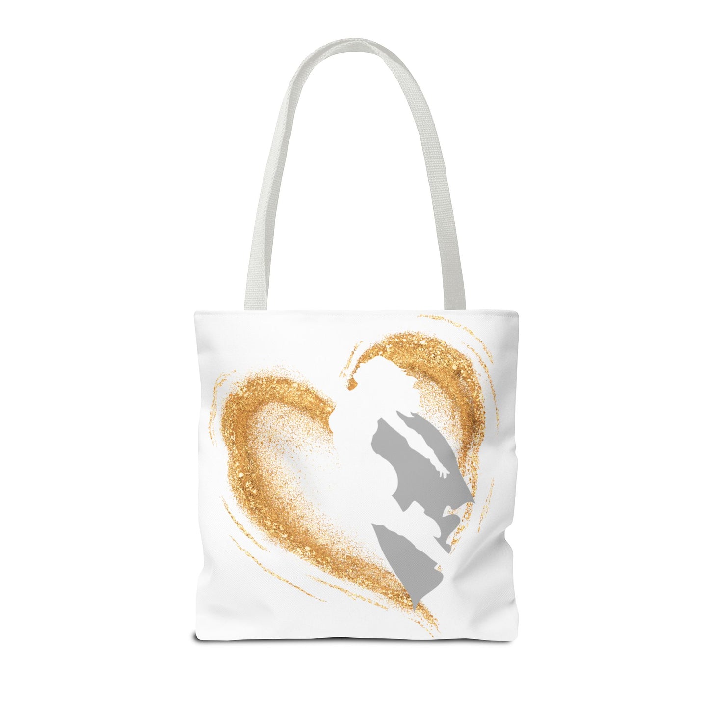 My Mom, My Hero Tote Bag - Heart Design for Mother's Day and Everyday Use