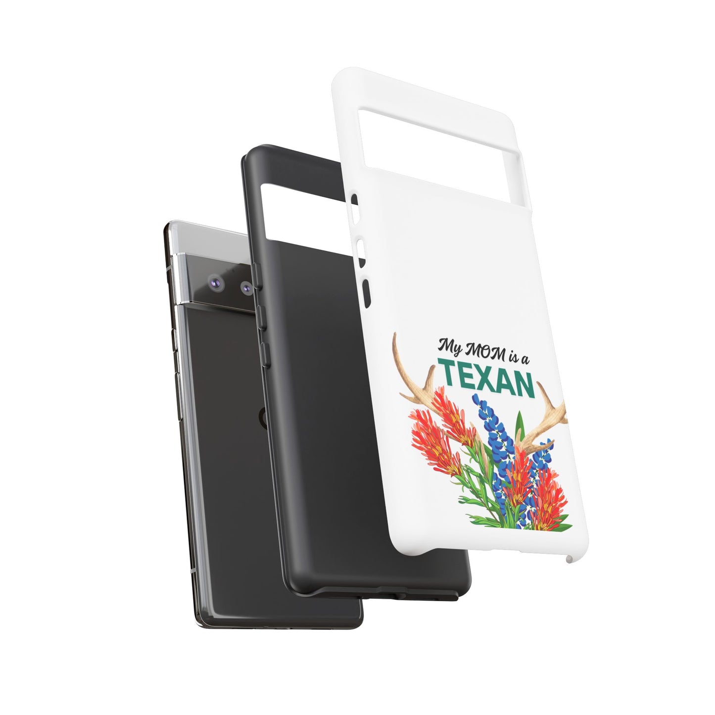 Texas MOM Phone Case - Tough & Stylish Floral Design