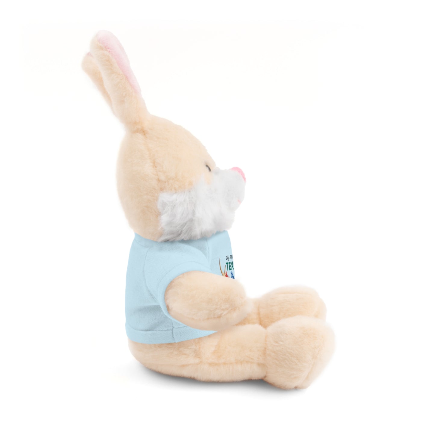 Texas MOM-Themed Stuffed Animal with Tee - Perfect Gift for Kids and Collectors