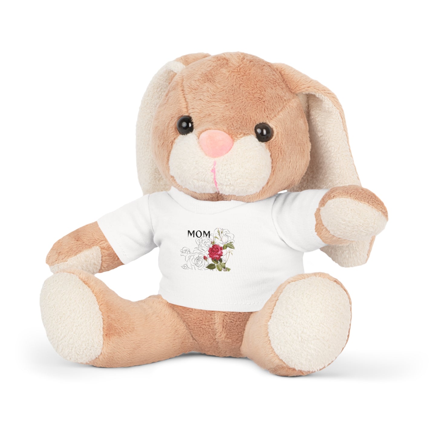 Mom - Floral T-Shirt Bear