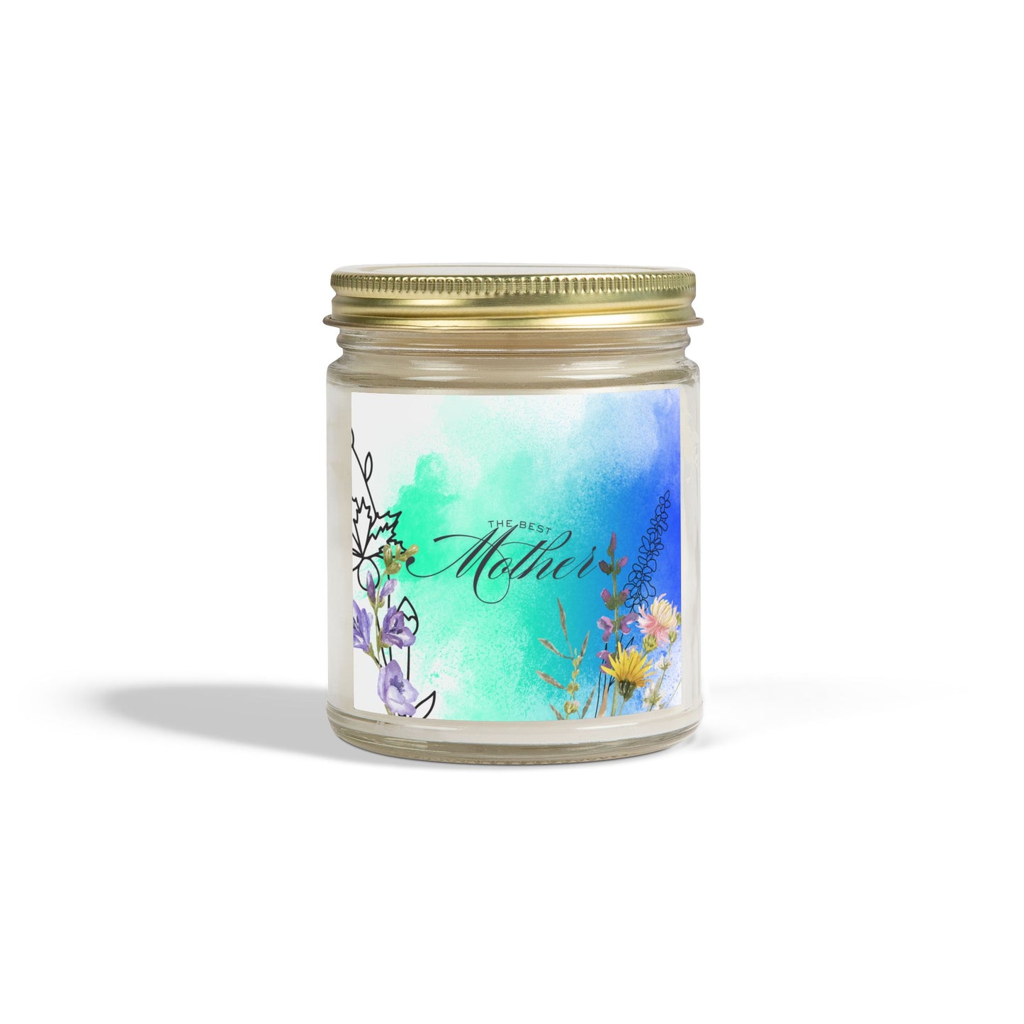 Best Mom Scented Candle - Coconut Apricot Wax (4oz, 9oz)