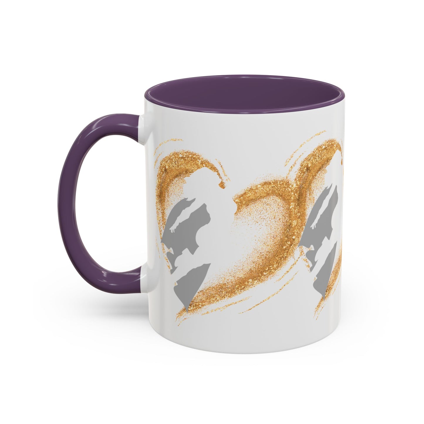 My Hero Mom Accent Coffee Mug - Perfect Gift for Mother's Day or Appreciation
