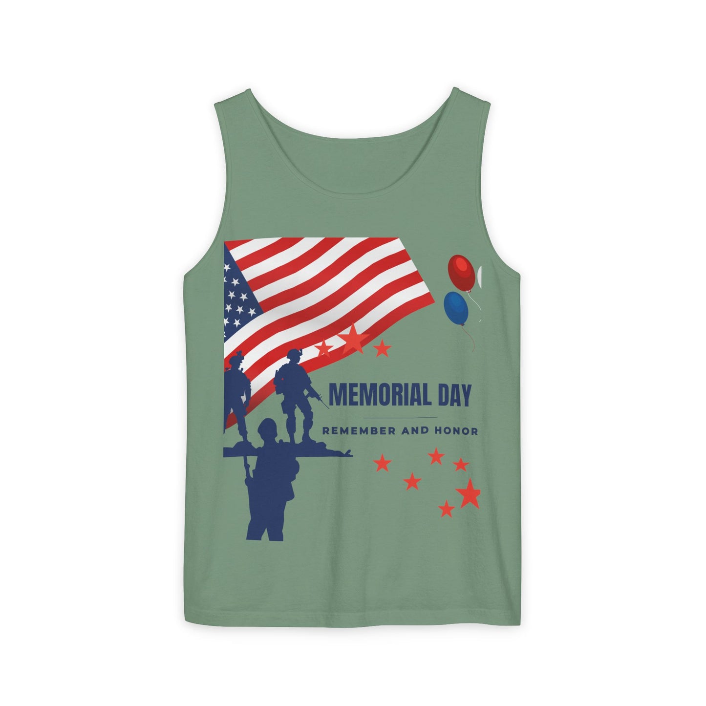 Memorial Day Tank Top, Unisex Independence Day Tee, Summer BBQ Apparel, Veterans Day Clothing