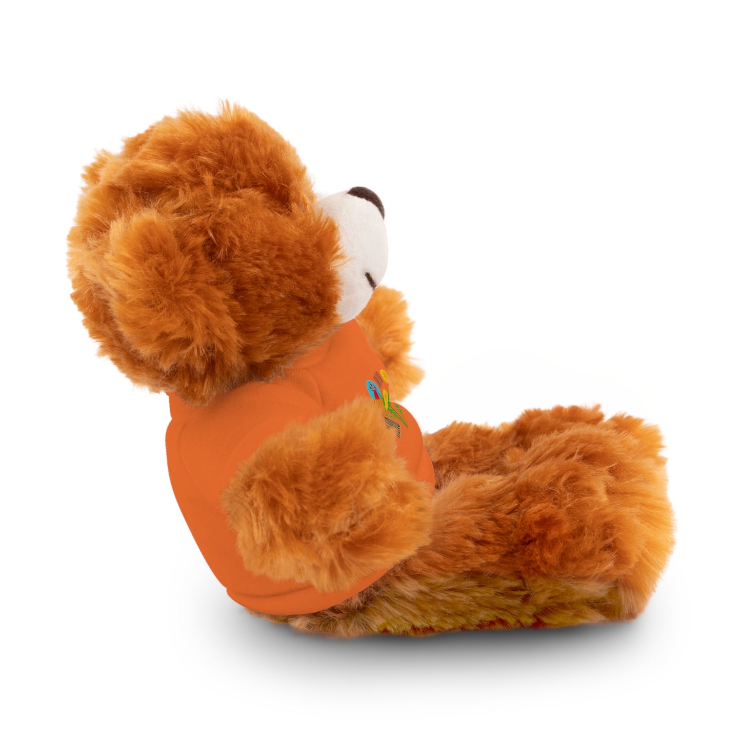 MOM is my Hero Stuffed Animal Tee Bear - Perfect Gift for Kids & Celebrations