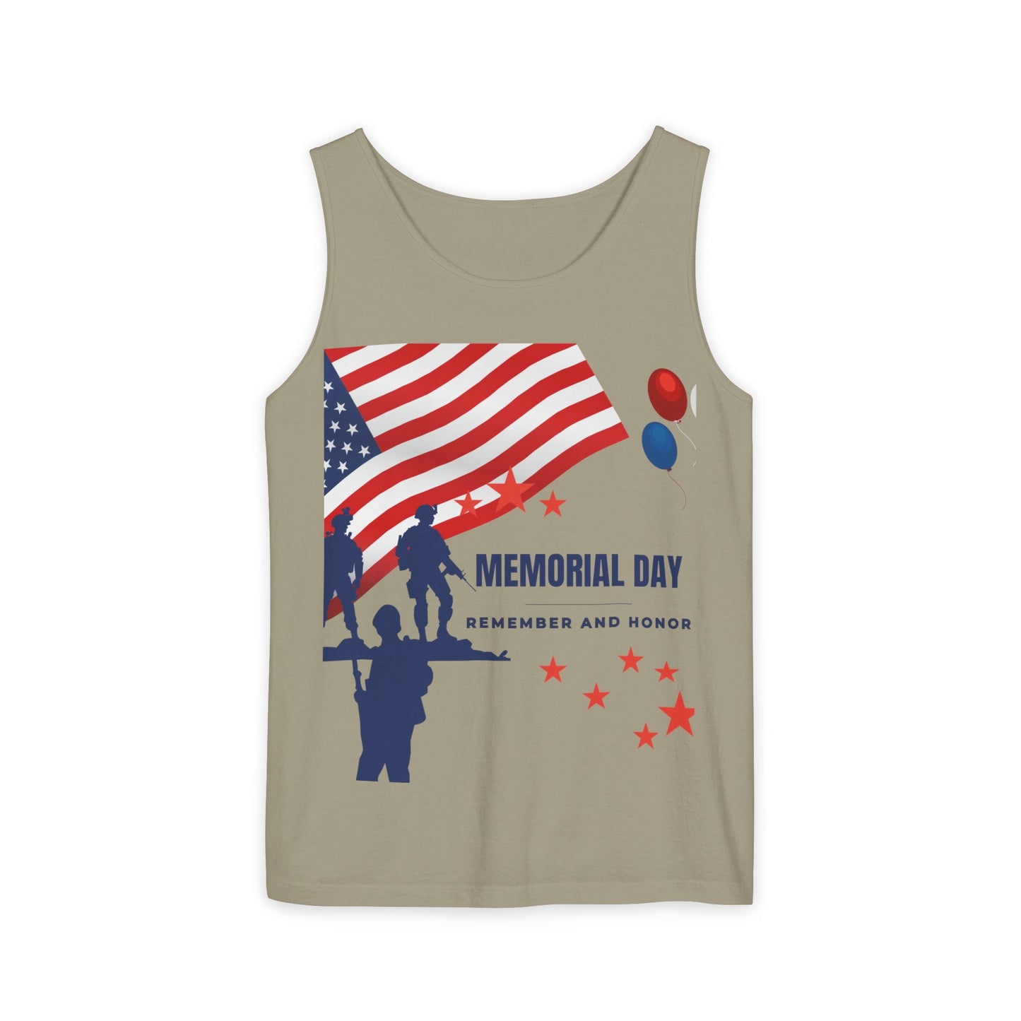 Memorial Day Tank Top, Unisex Independence Day Tee, Summer BBQ Apparel, Veterans Day Clothing